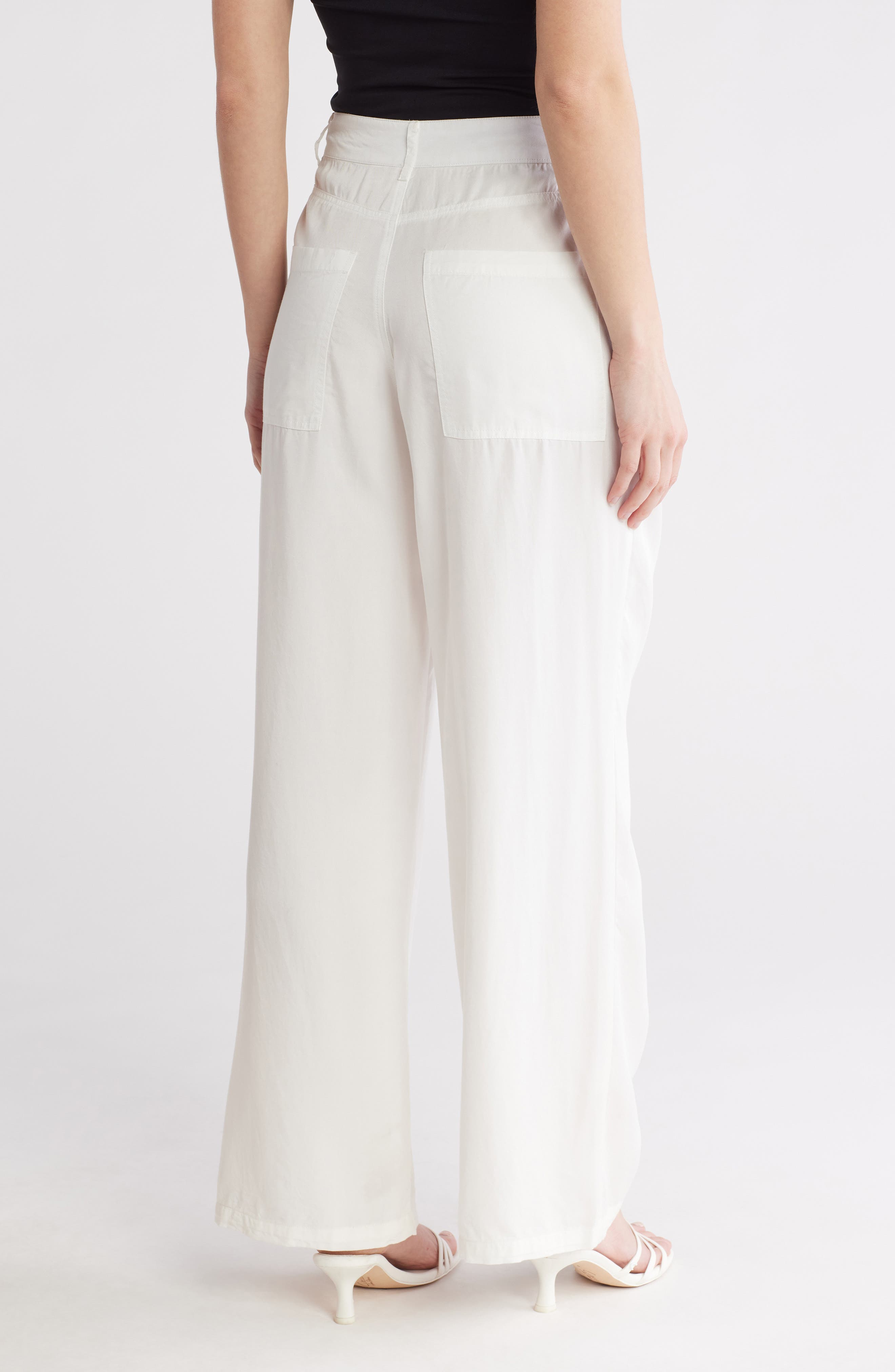 BY DESIGN April High Waist Wide Leg Pants