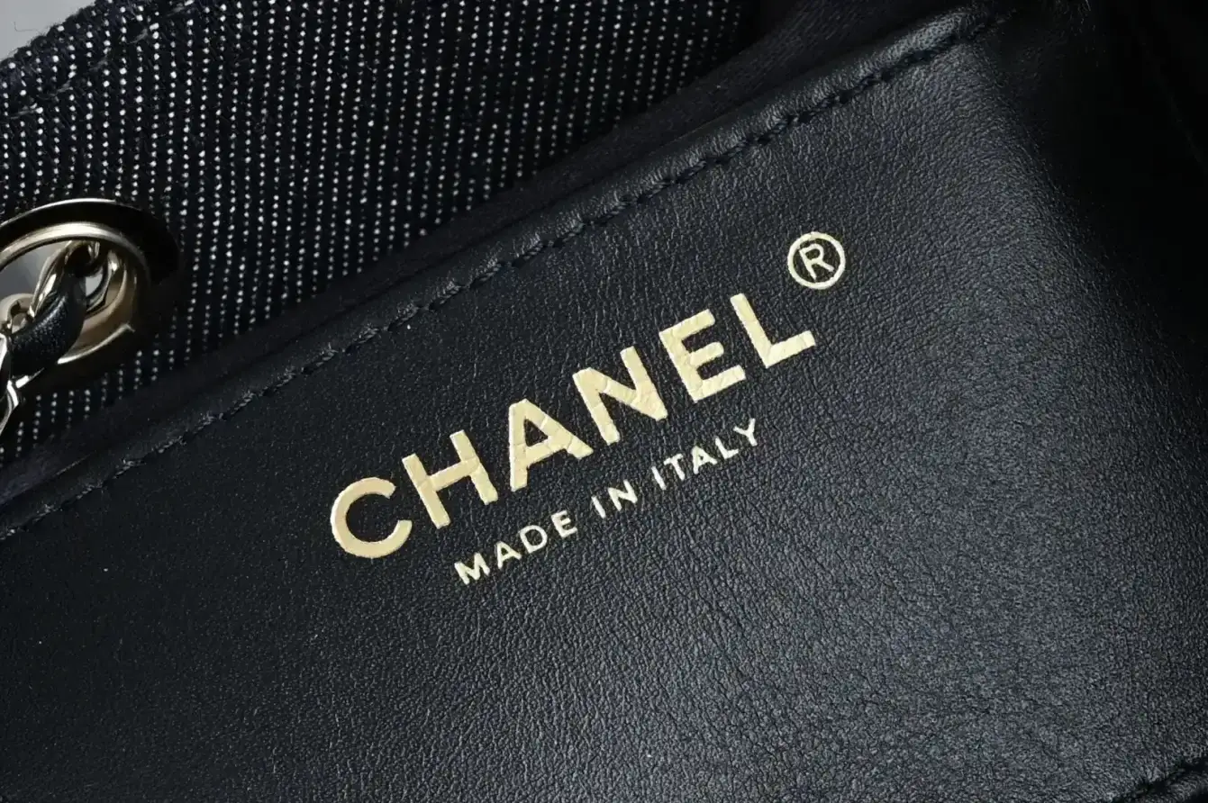 Chanel Navy Denim Top Handle Bag product photo from LabelPicks