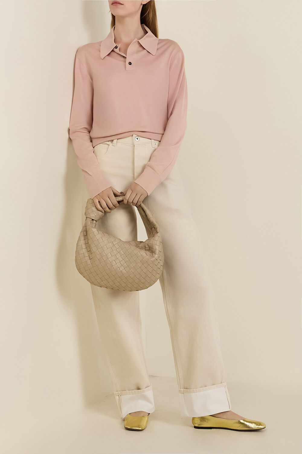 BOTTEGA VENETA סריג פולו קשמיר