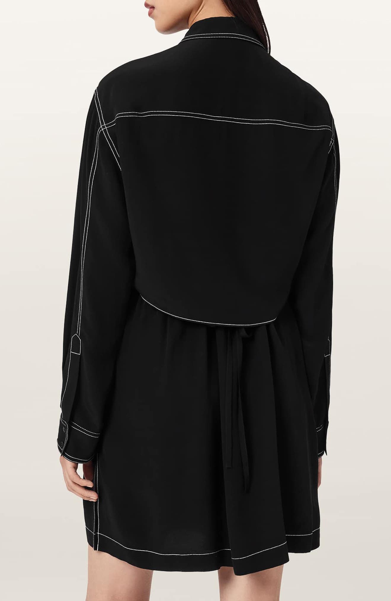 AllSaints Tala Long Sleeve Shirtdress