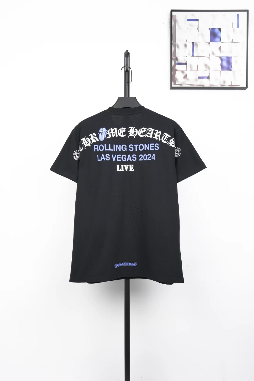 Chrome Hearts Black Las Vegas Letter Graphic T-Shirt product photo from LabelPicks