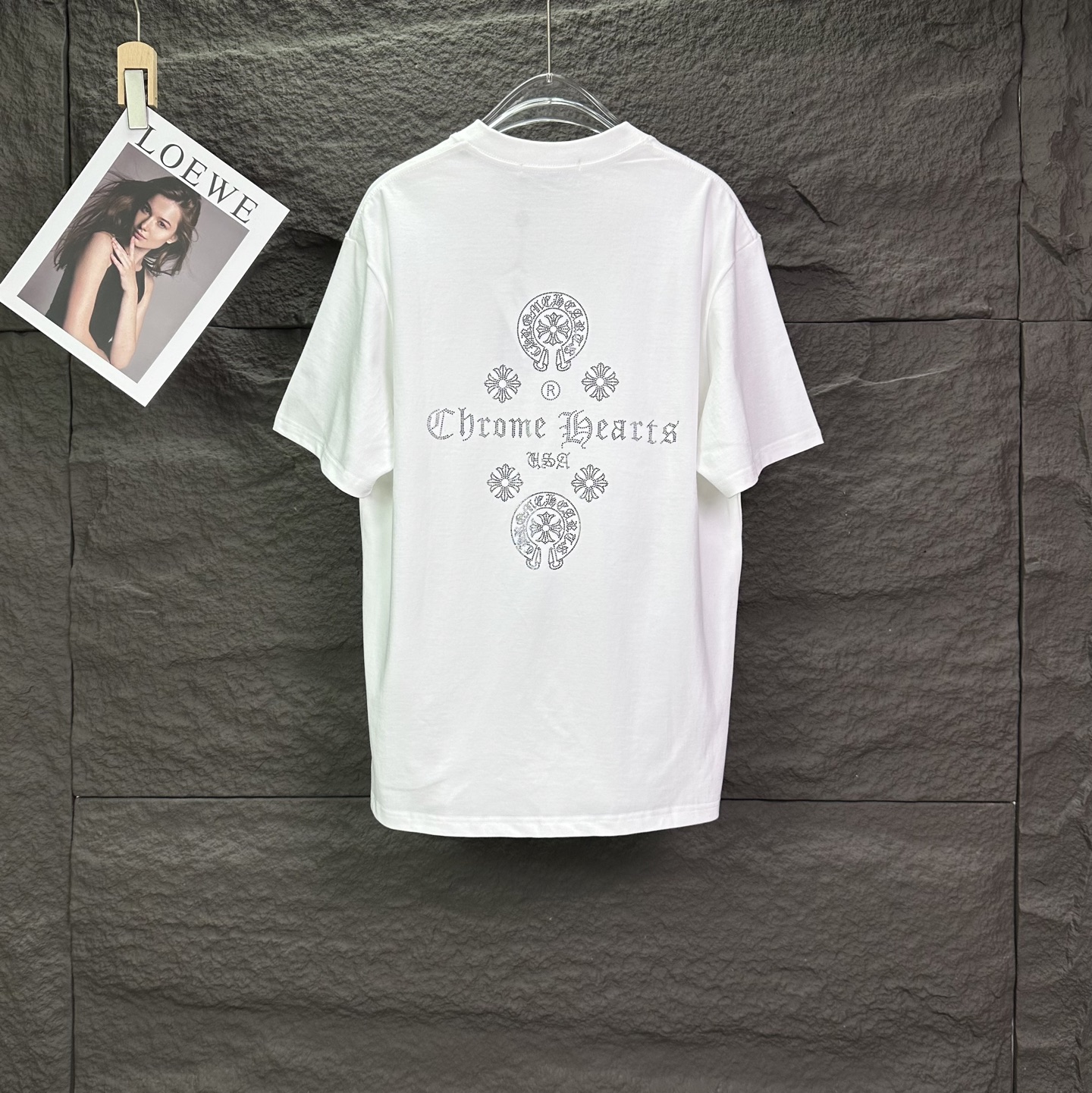 0512 Classic letter prints t-shirt