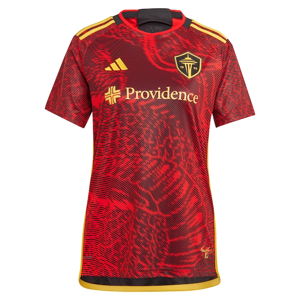 Cristian Roldan Seattle Sounders FC adidas Women's 2024 The Bruce Lee Kit Replica Player Jersey – Red