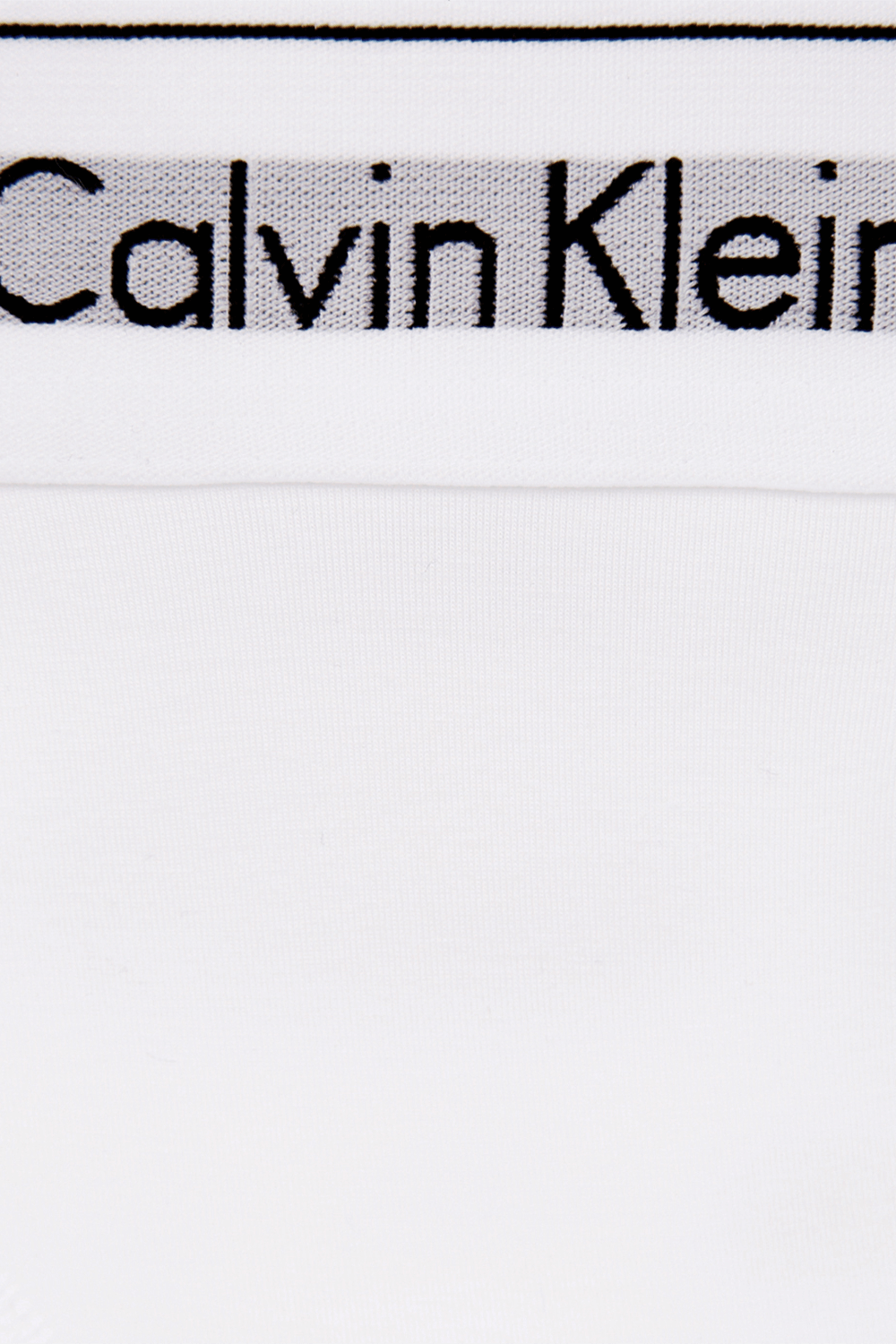 CALVIN KLEIN תחתונים לבנים קלאסיים עם לוגוטייפ