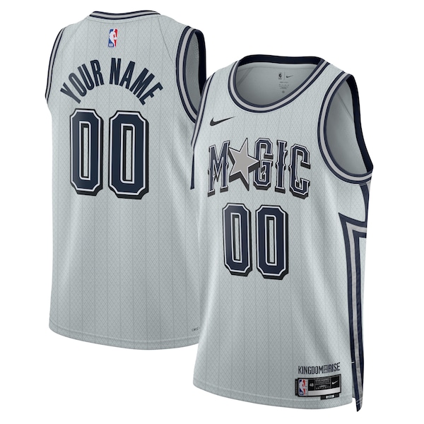 Orlando Magic Nike Unisex 2024/25 Custom Swingman Jersey - City Edition - Silver