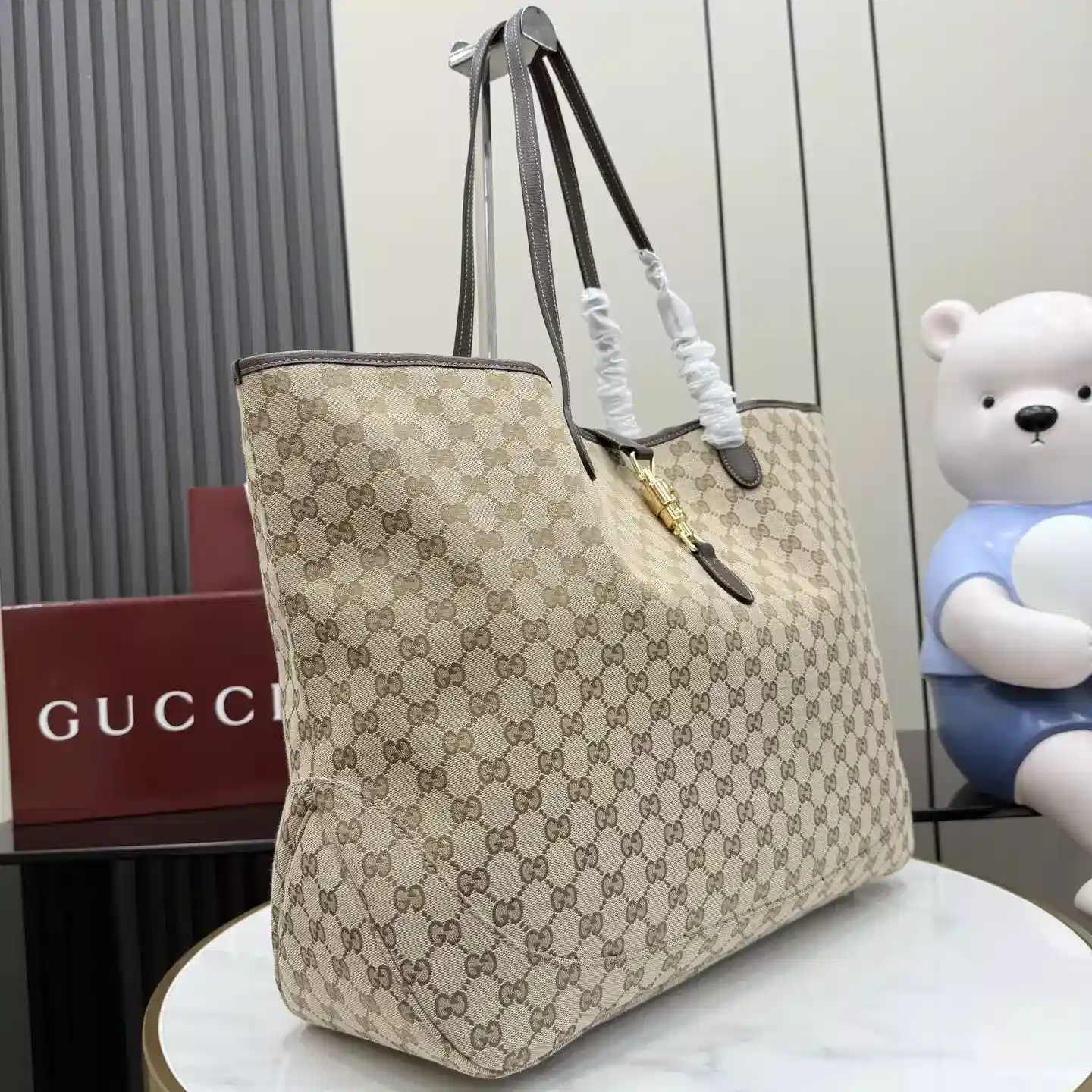 Gucci Jackie Black Quilted Leather Tote Bag product photo from LabelPicks