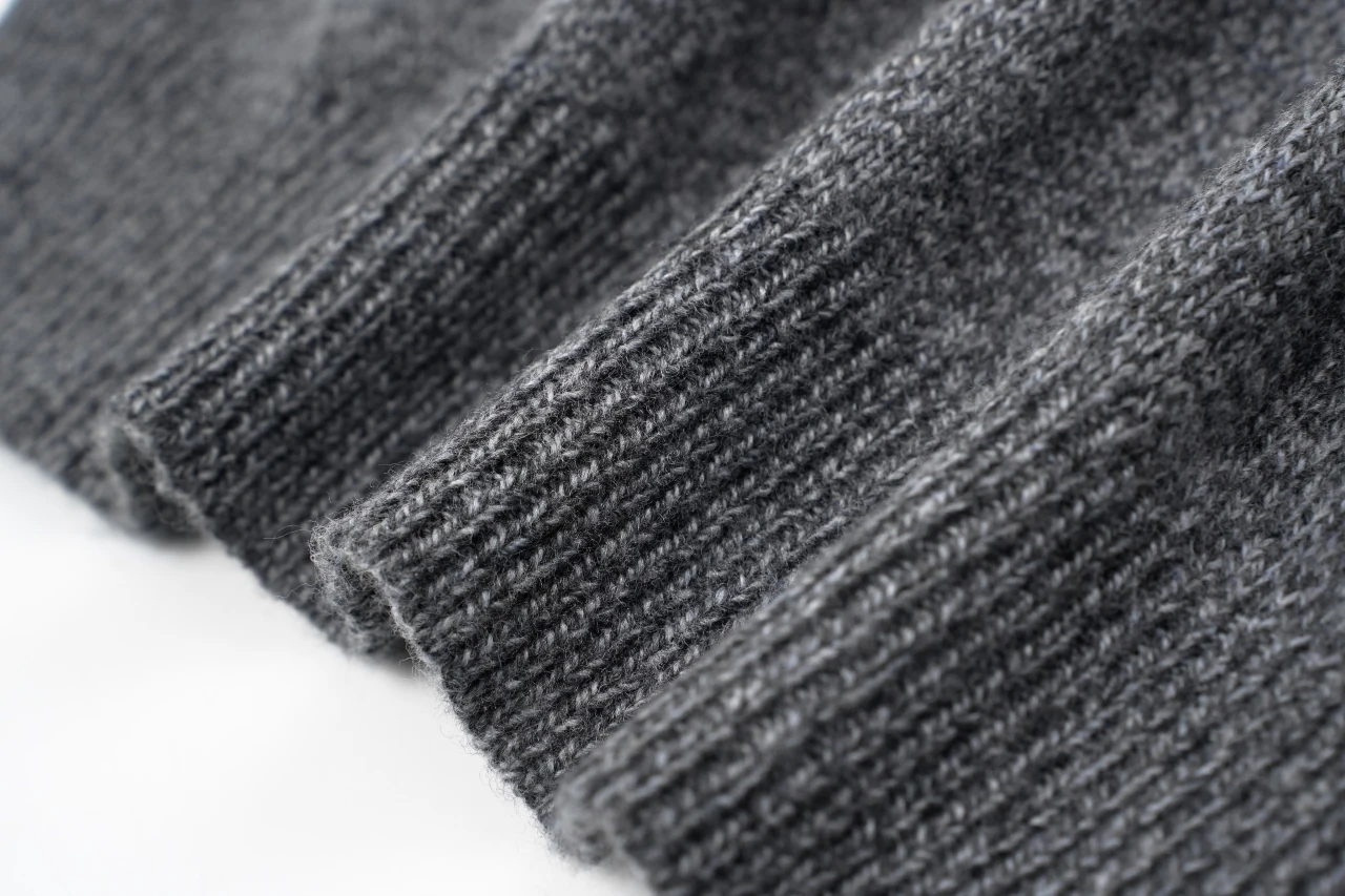 Moncler Grey Mixed-Knit Crewneck Sweater product photo from LabelPicks