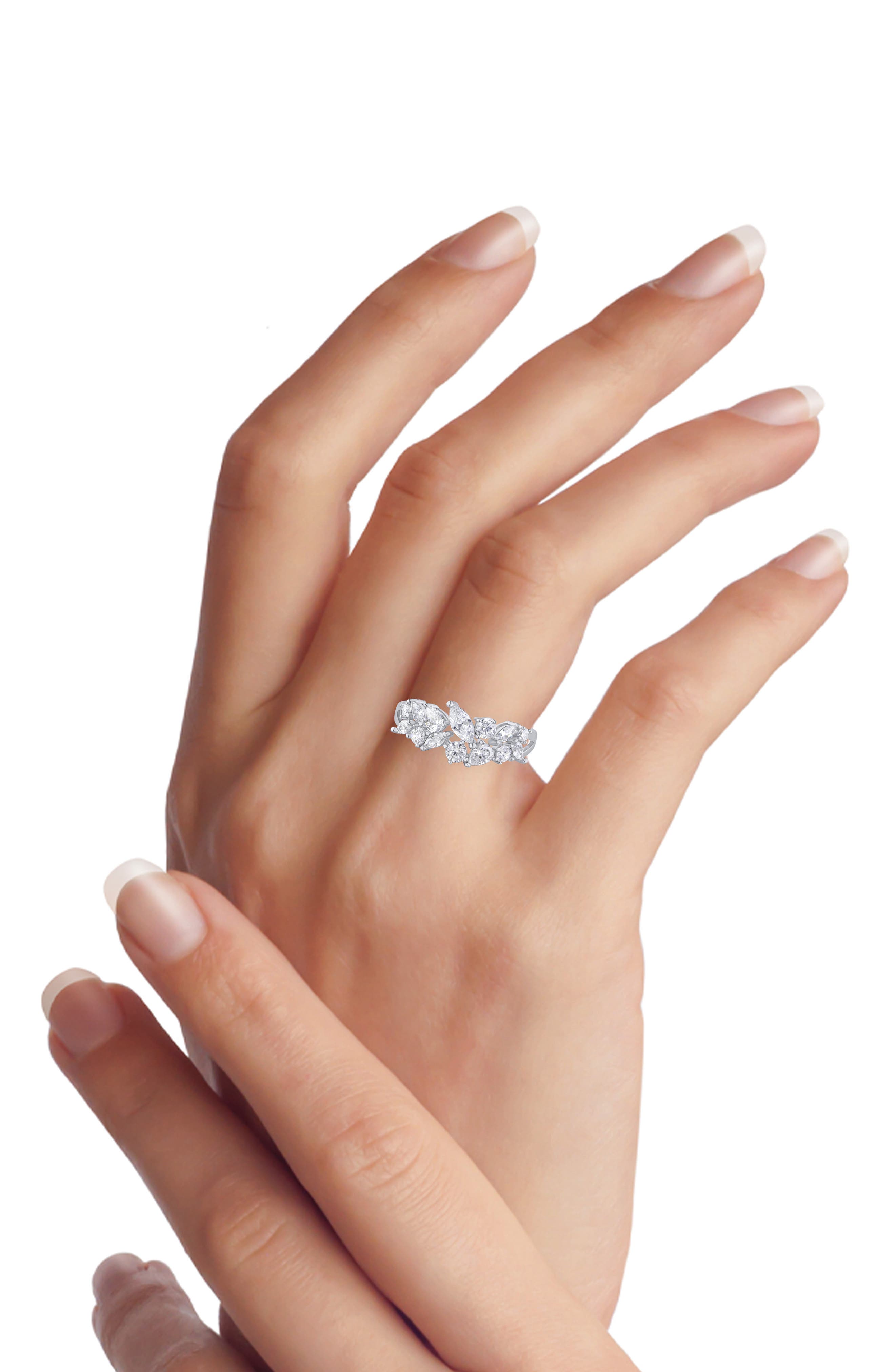 CZ by Kenneth Jay Lane Cubic Zirconia Band Ring