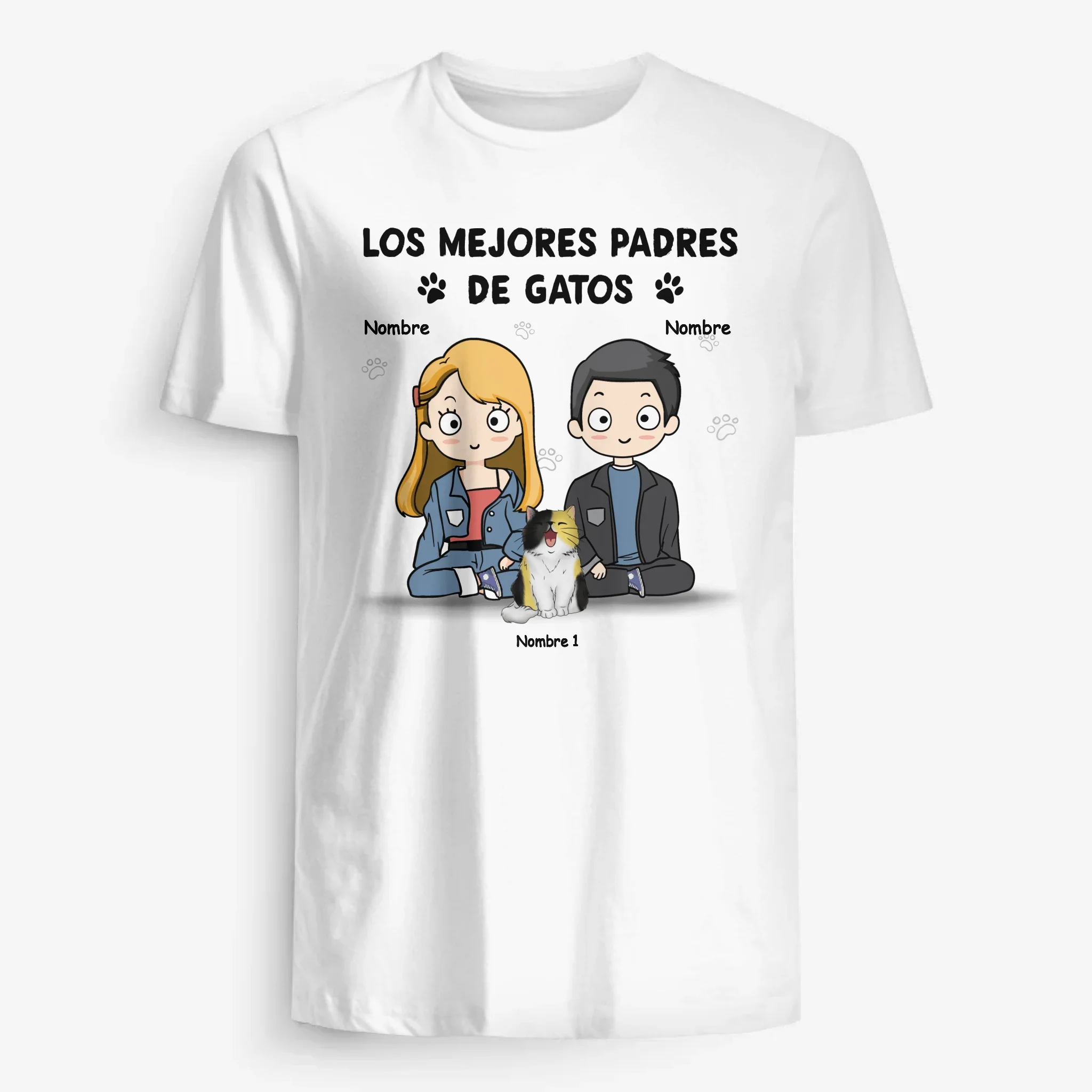 Personalizar Camisetas Para Los Amantes De Los Gatos  | Personalizado Regalos Para Los Amantes De Las Gatos | Los Mejores Padres De Gatos