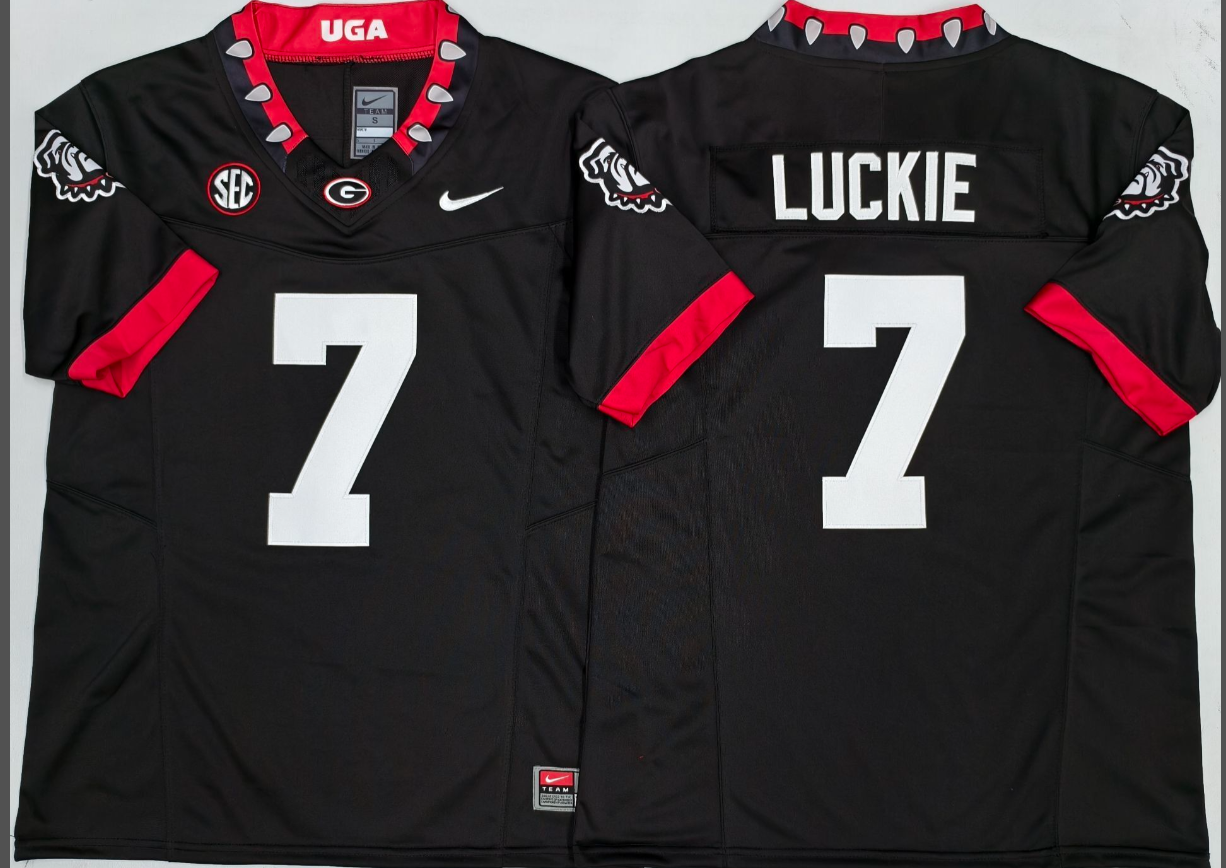 LUCKIE NCAAGeorgia Bulldogs Nike Vapor Limited Jersey