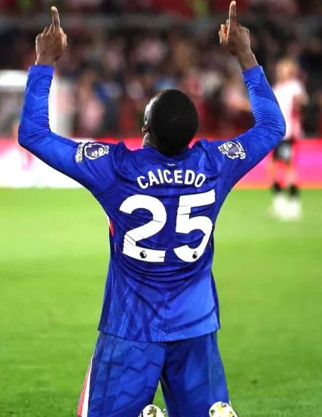 Moises Caicedo SIGNED Chelsea 25/26 Home Jersey/Shirt - COA - 2025