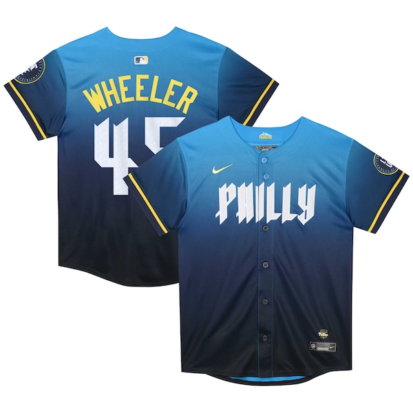 Zack Wheeler Philadelphia Phillies Nike Preschool 2024 City Connect Limited Player Jersey - Blue
