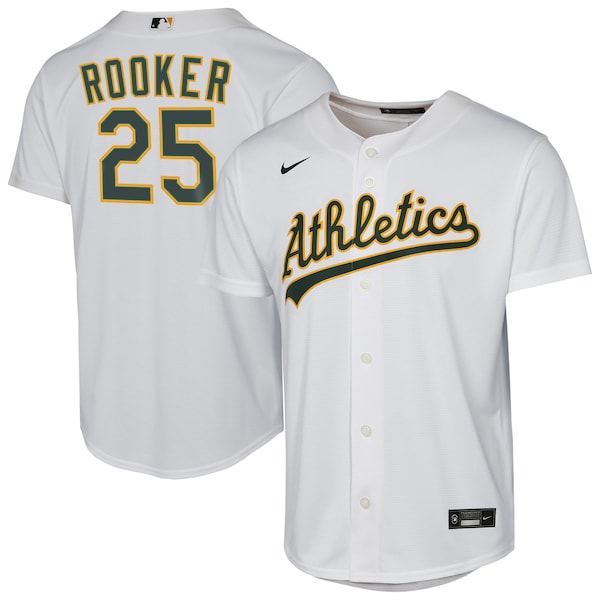 Brent Rooker Athletics Nike Youth Home Replica Jersey - White