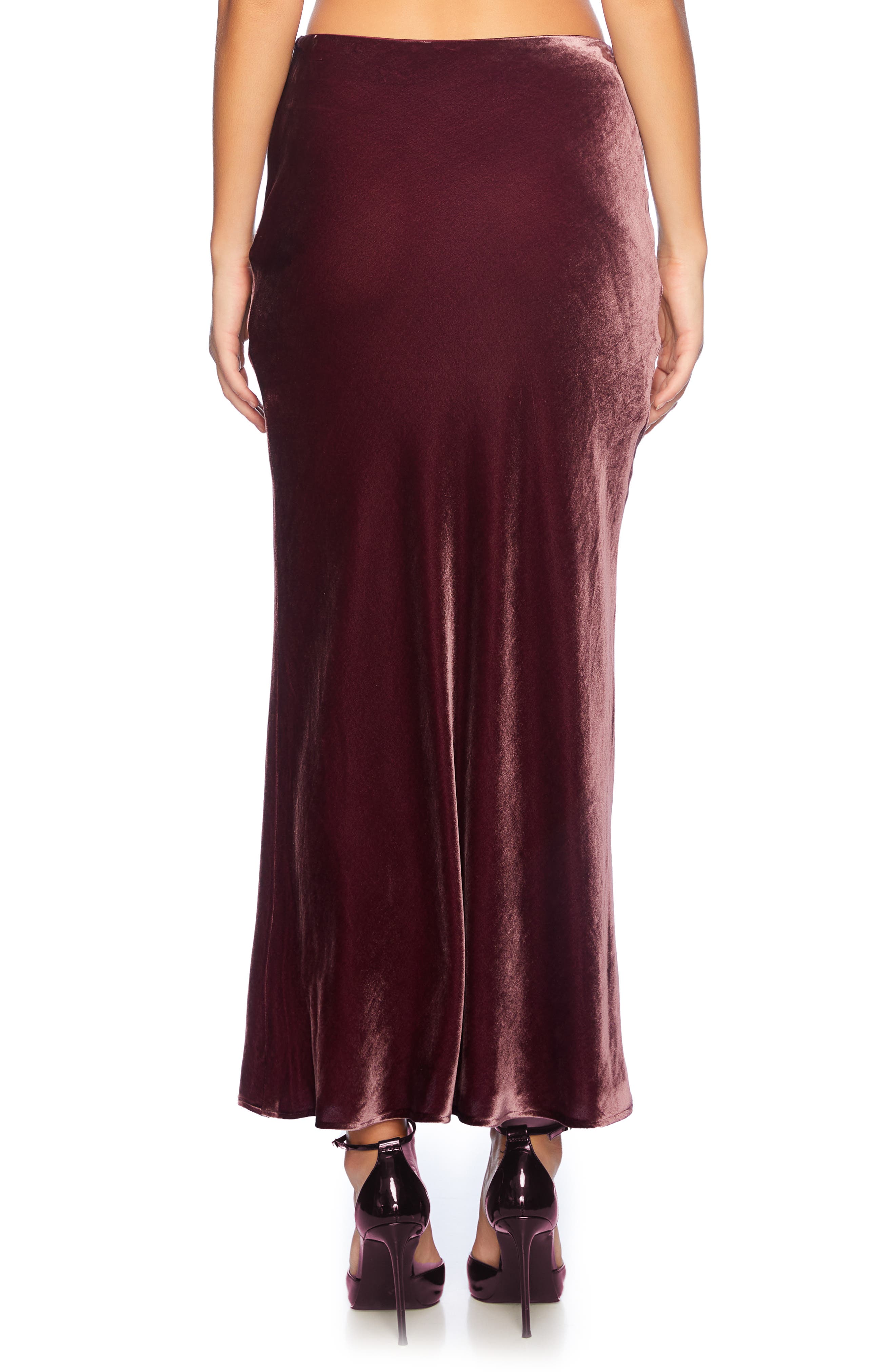 Susana Monaco Velvet Slip Skirt