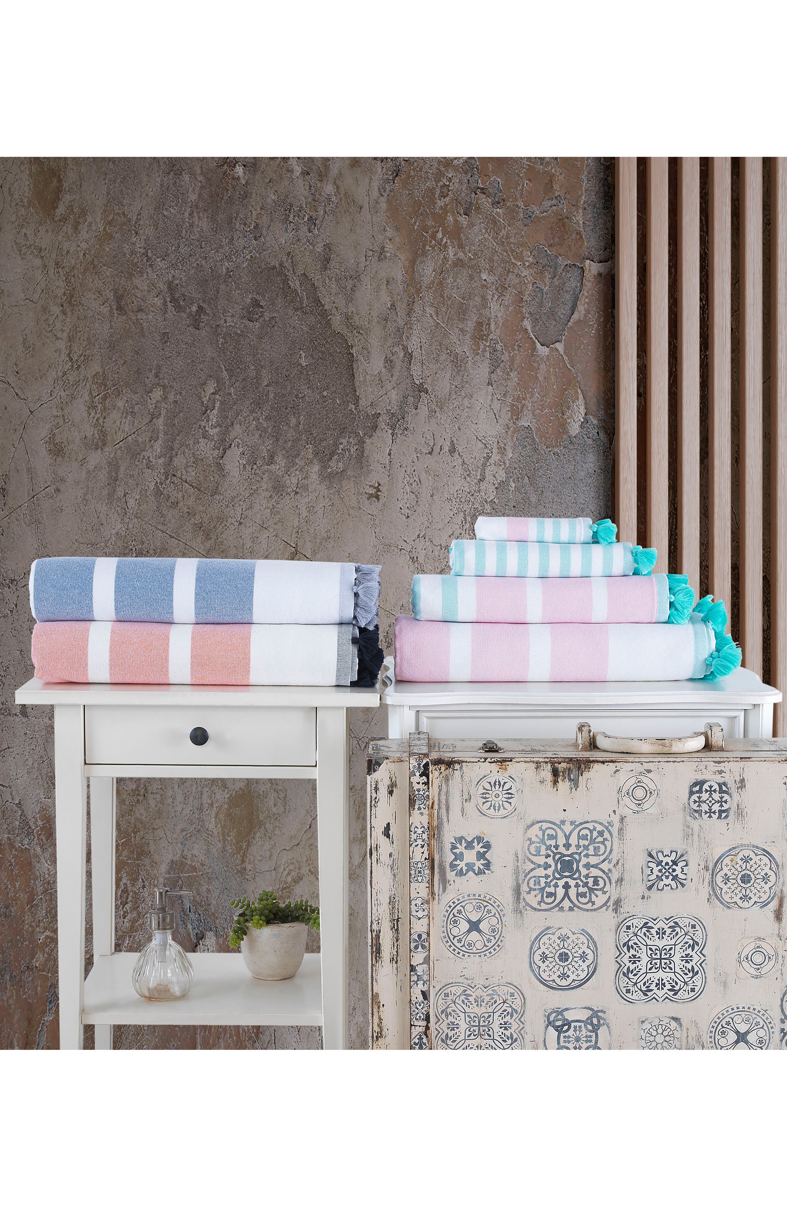 Brooks Brothers Stripe Turkish Cotton 6-Piece Towel Set