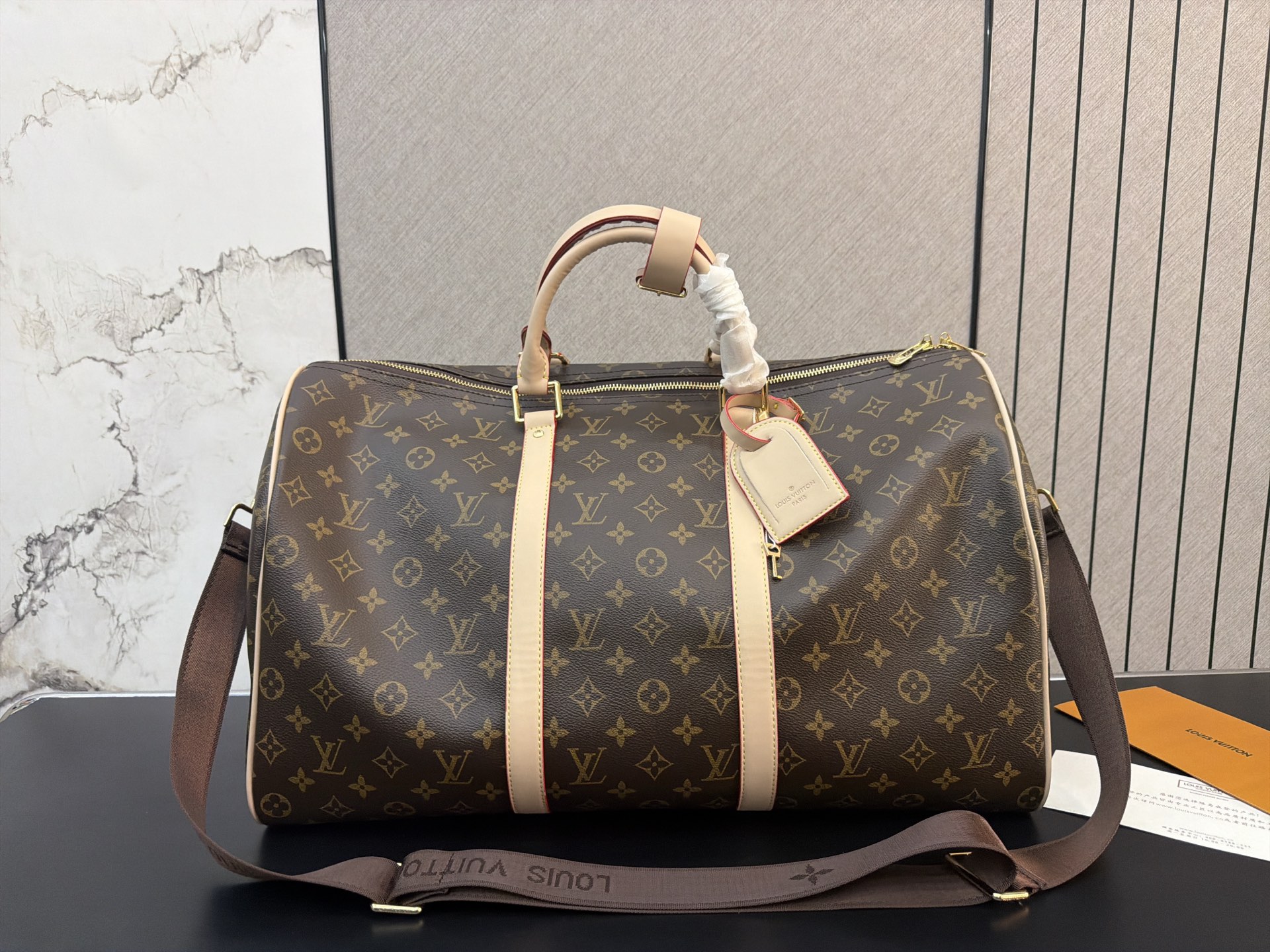 LV Keepall 50 Monogram Travel Bag