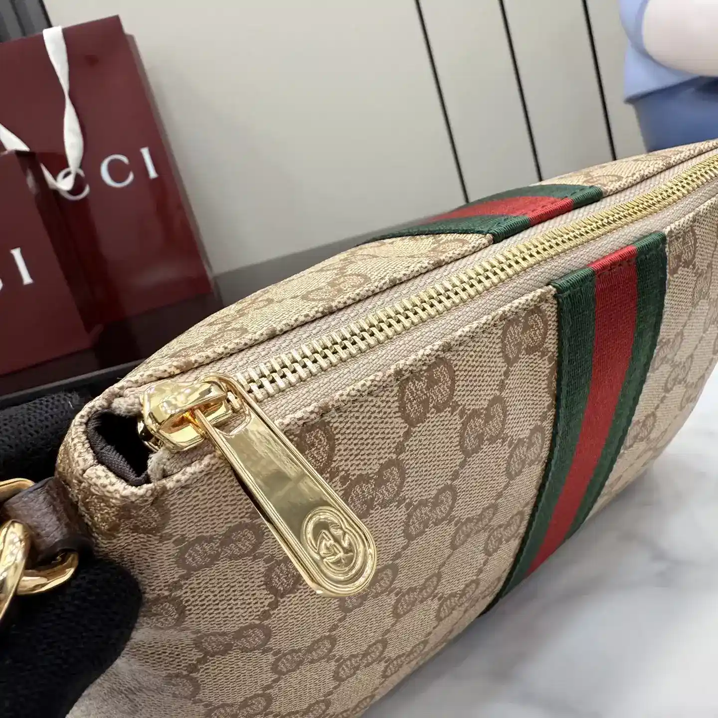 Gucci Generation Beige Canvas and Leather Clutch product photo from LabelPicks