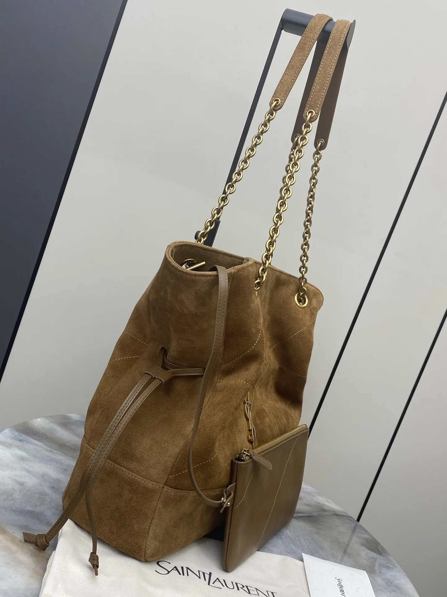 Saint Laurent Brown Jamie Bucket Bag product photo from LabelPicks