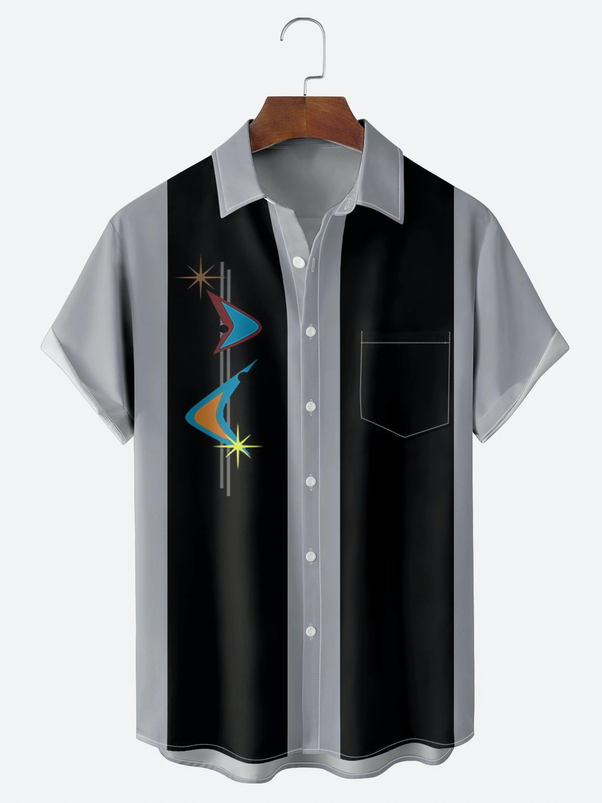 Men's Boomerang Print Shirt