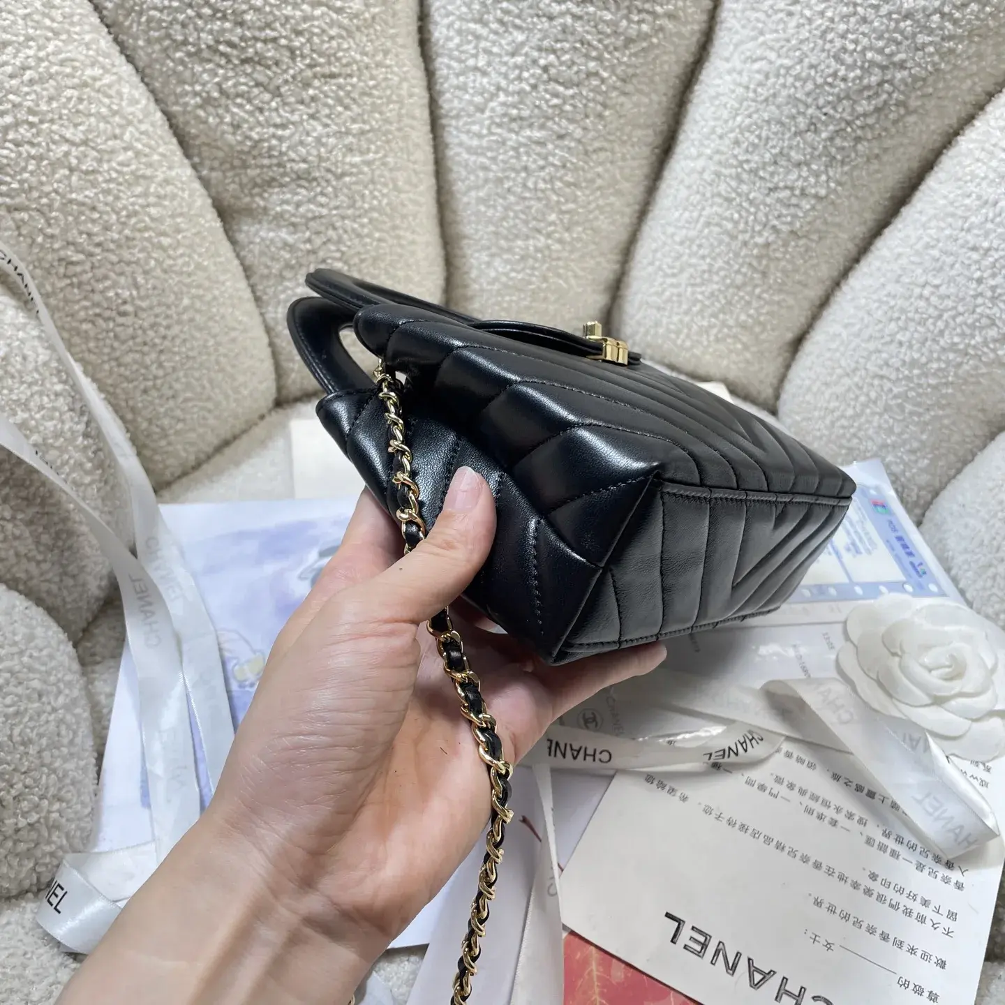 Chanel Black Top Handle Bag product photo from LabelPicks