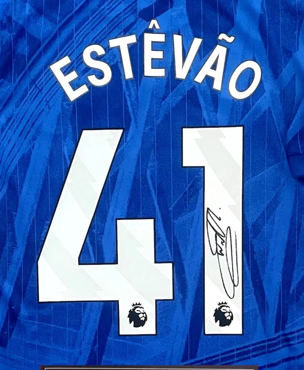 Estevao Willian SIGNED Chelsea 25/26 Home Shirt Jersey - COA - 2025
