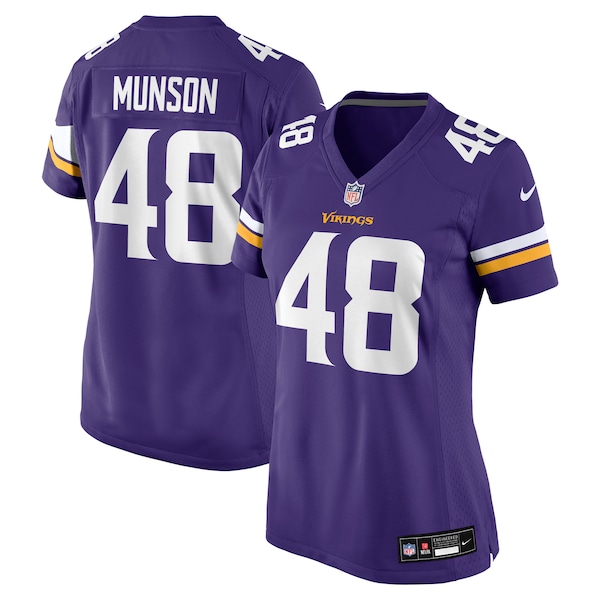 Calvin Munson Minnesota Vikings Nike Women's  Game Jersey -  Purple