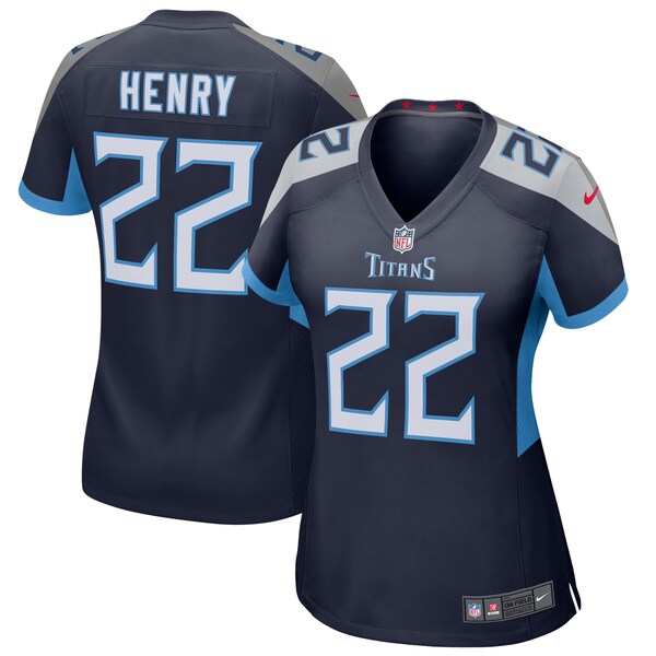 Derrick Henry Tennessee Titans Nike Women's Game Jersey - Navy/Light Blue