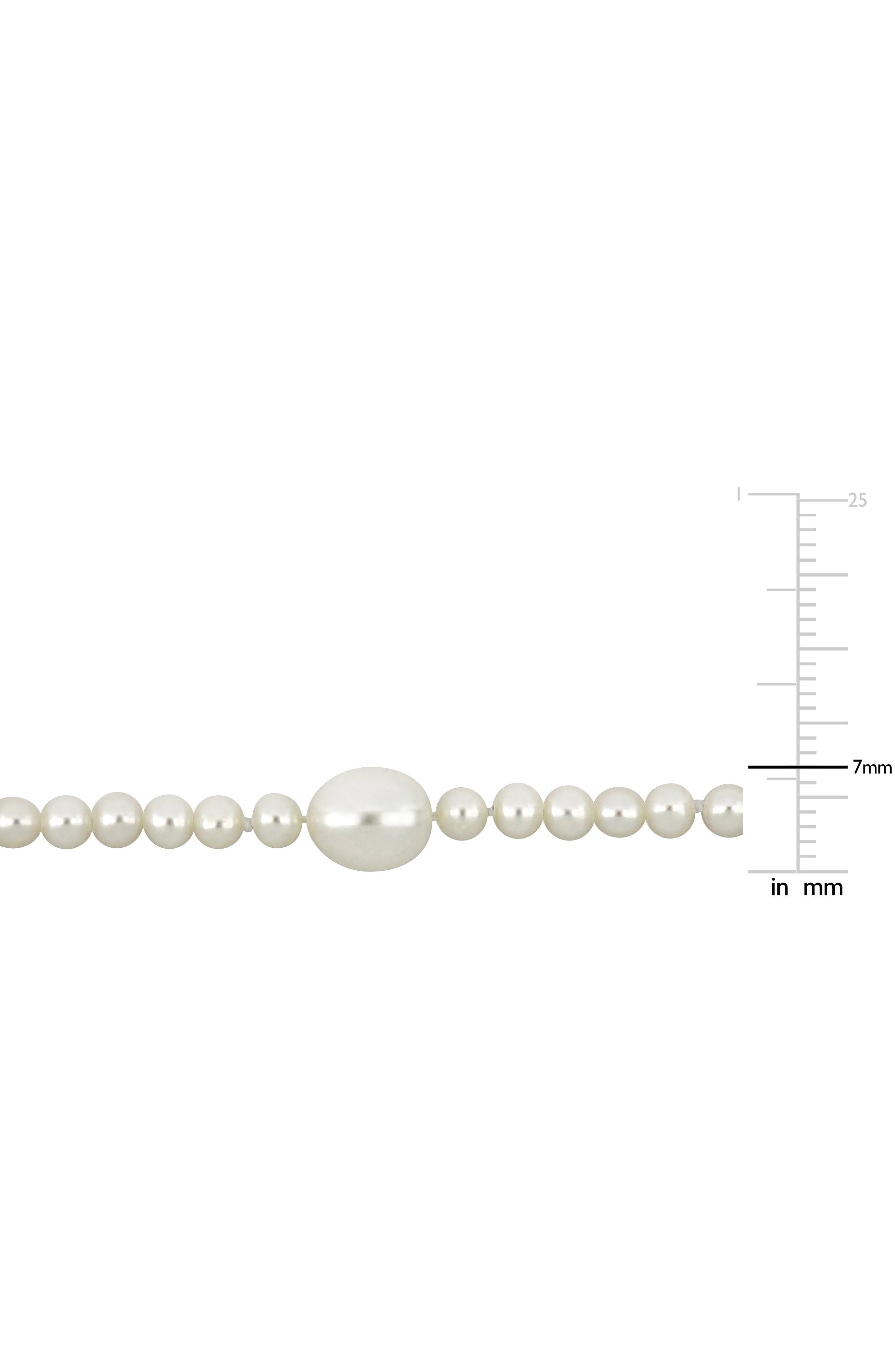 DELMAR Cultured Freshwater Pearl Necklace & Bracelet Set