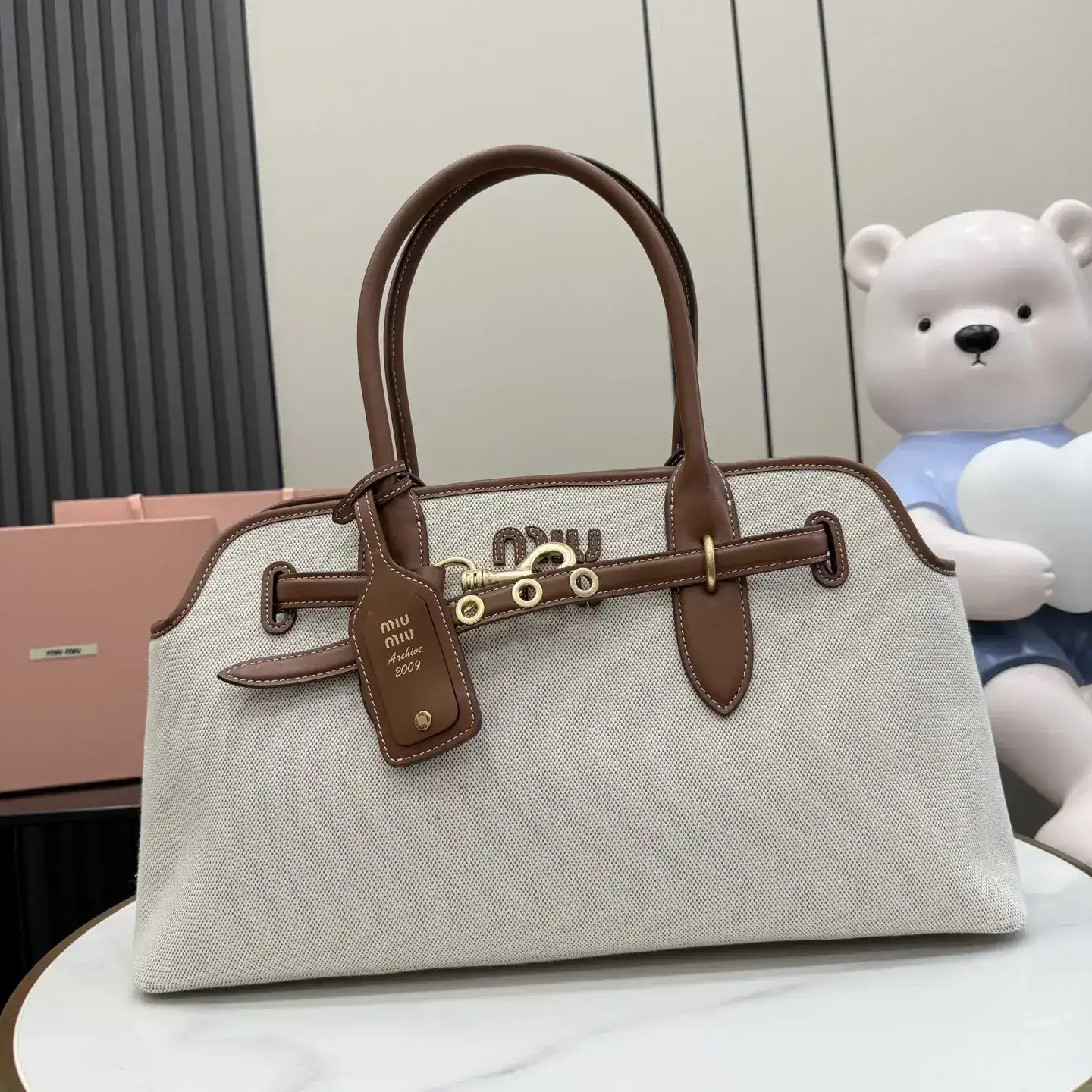 Miu Miu Calfskin Tote Bag product photo from LabelPicks