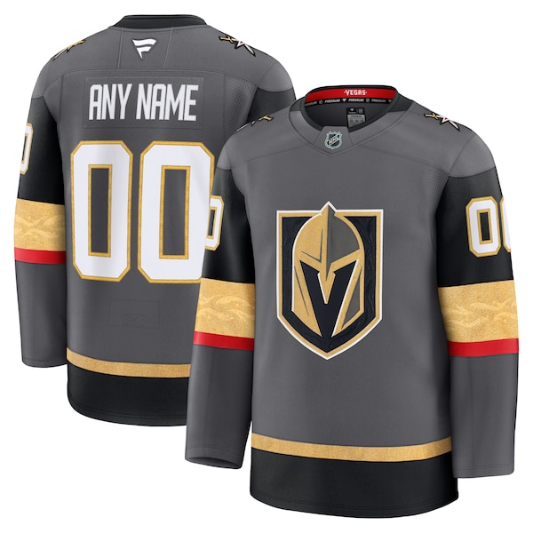 Vegas Golden Knights  Alternate Premium Custom Jersey - Gray/Gold/White