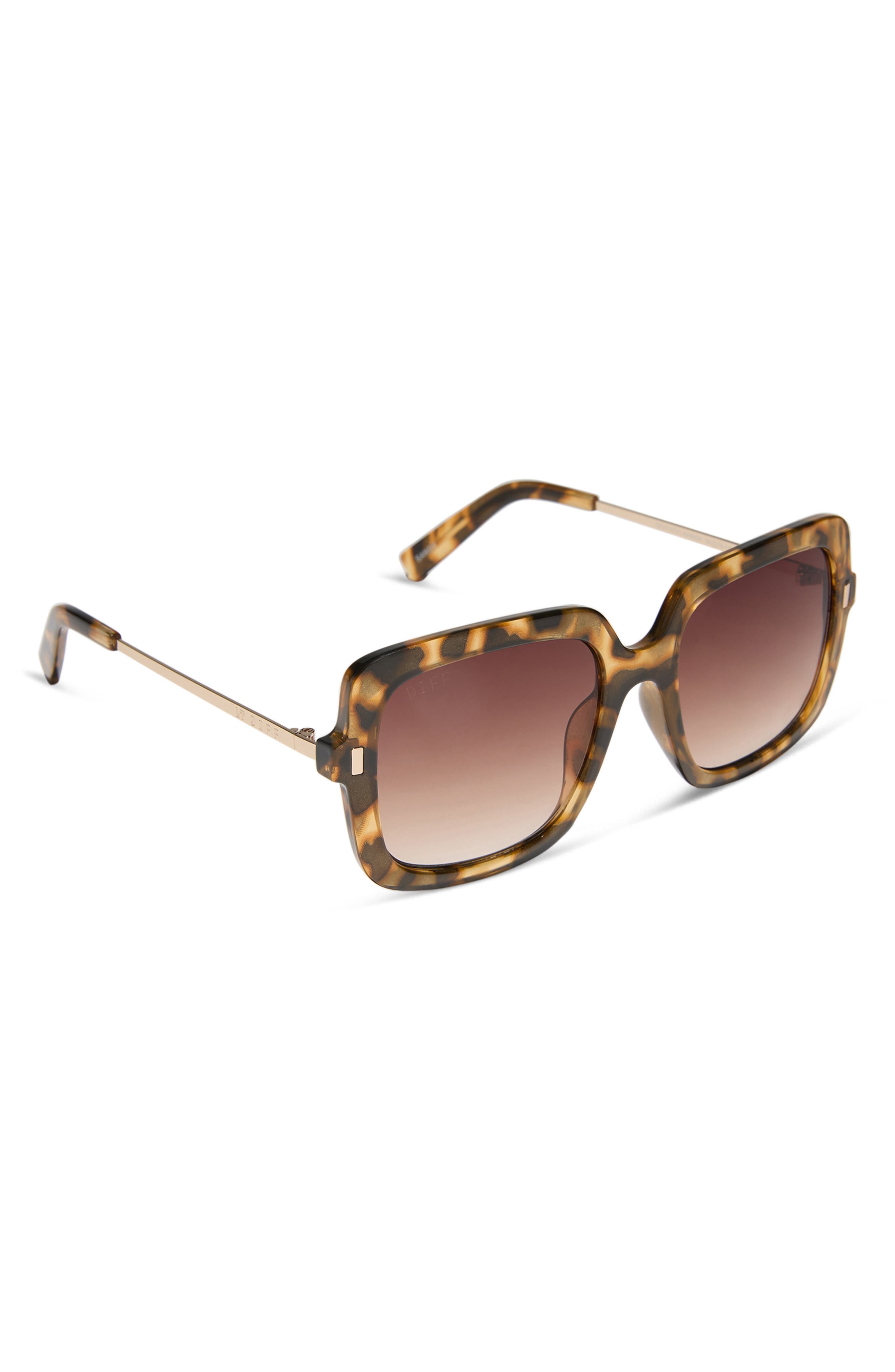 DIFF 54mm Square Sunglasses