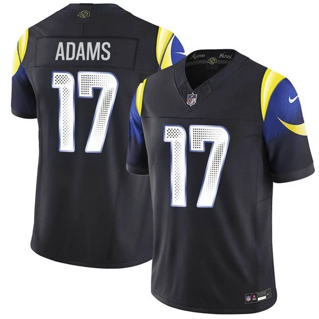Davante Adams Los Angeles Rams Nike 2025 RIVALRIES Vapor Limited Jersey - Navy