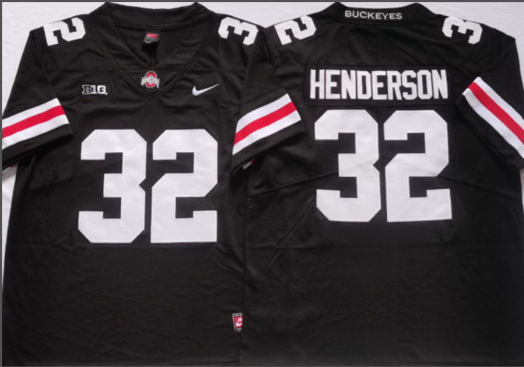 TreVeyon Henderson NCAA Ohio State Buckeyes Nike Vapor Limited Jersey