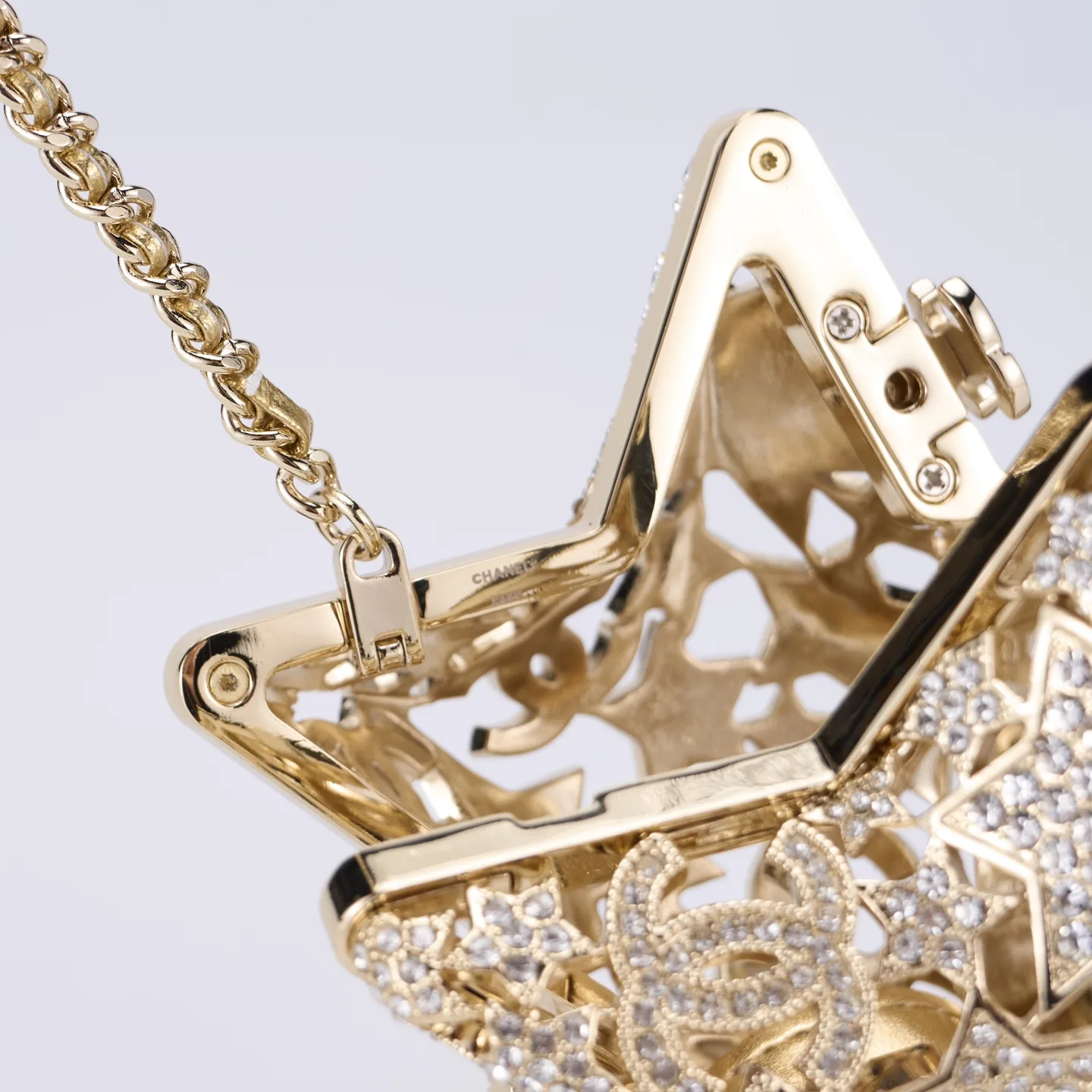Chanel Gold Crystal Evening Bag product photo from LabelPicks