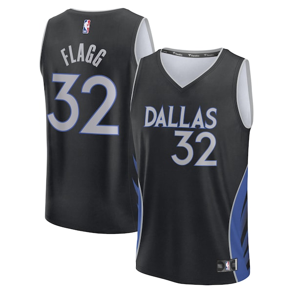 Cooper Flagg Dallas Mavericks  2025/26 City Edition Fast Break Jersey - Black