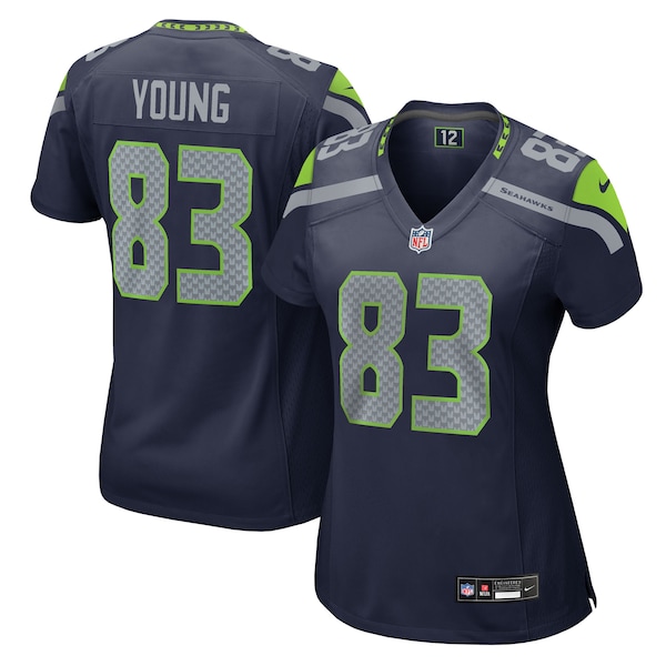 Dareke Young Seattle Seahawks Nike Women's Team Game Jersey -  College Navy