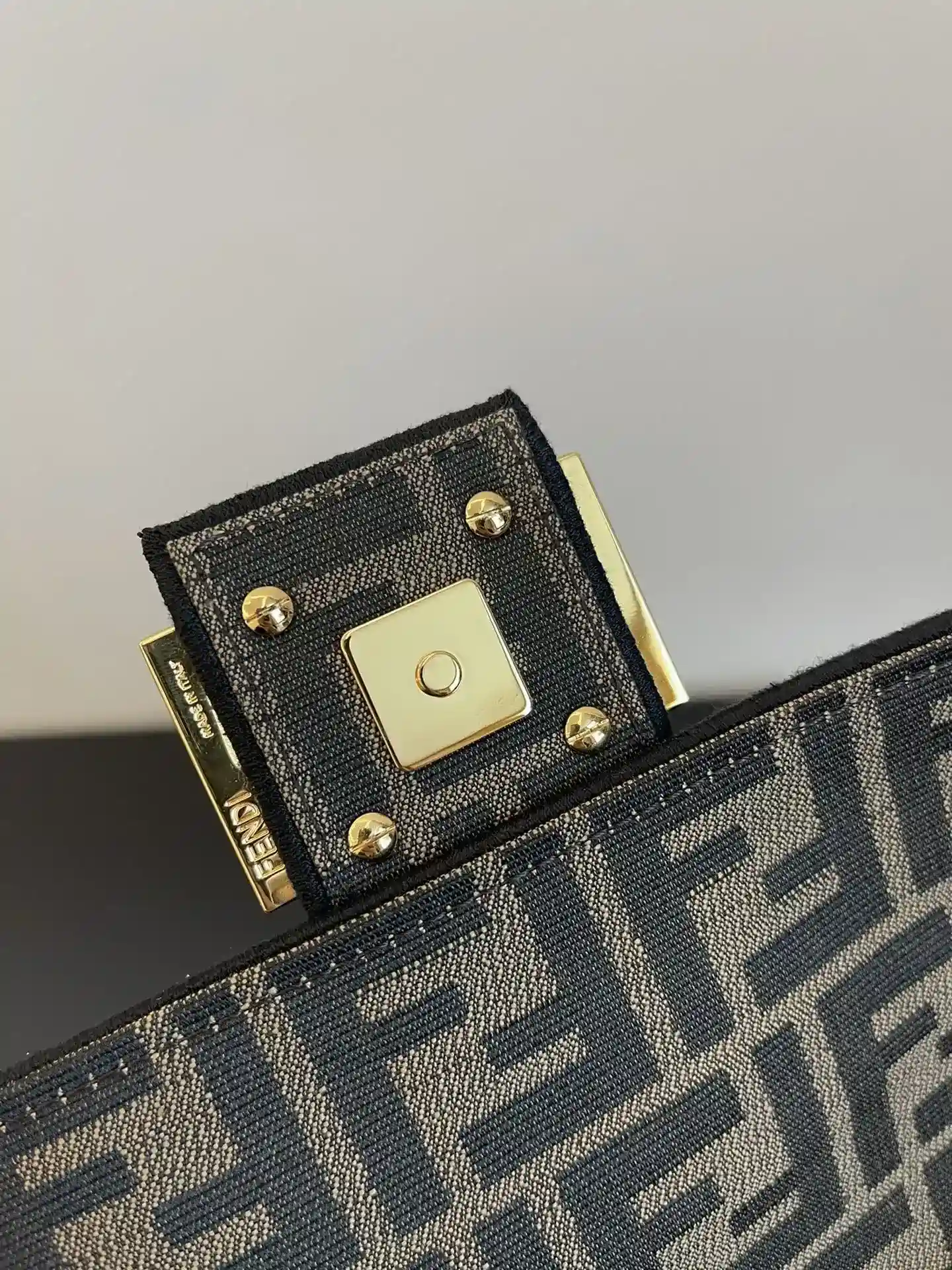 Fendi Baguette Brown Monogram Canvas Shoulder Bag product photo from LabelPicks