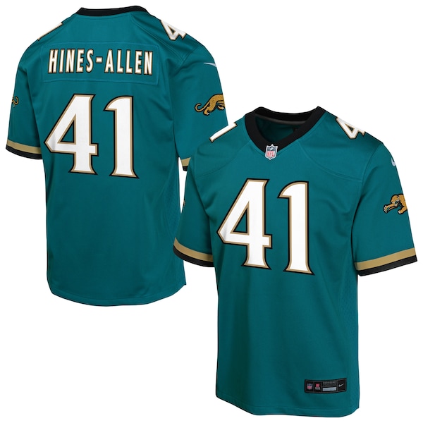 Josh Hines-Allen Jacksonville Jaguars Nike Youth Alternate 2 Prowler Throwback Game Jersey - Teal