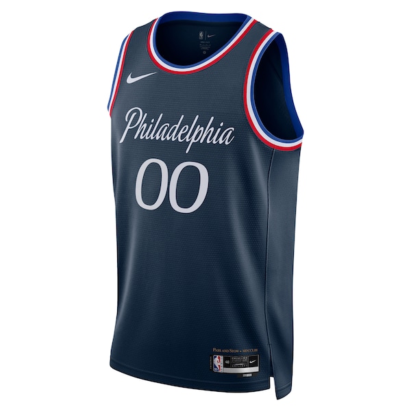 Philadelphia 76ers Nike Unisex 2025/26 City Edition Swingman Custom Jersey - Navy
