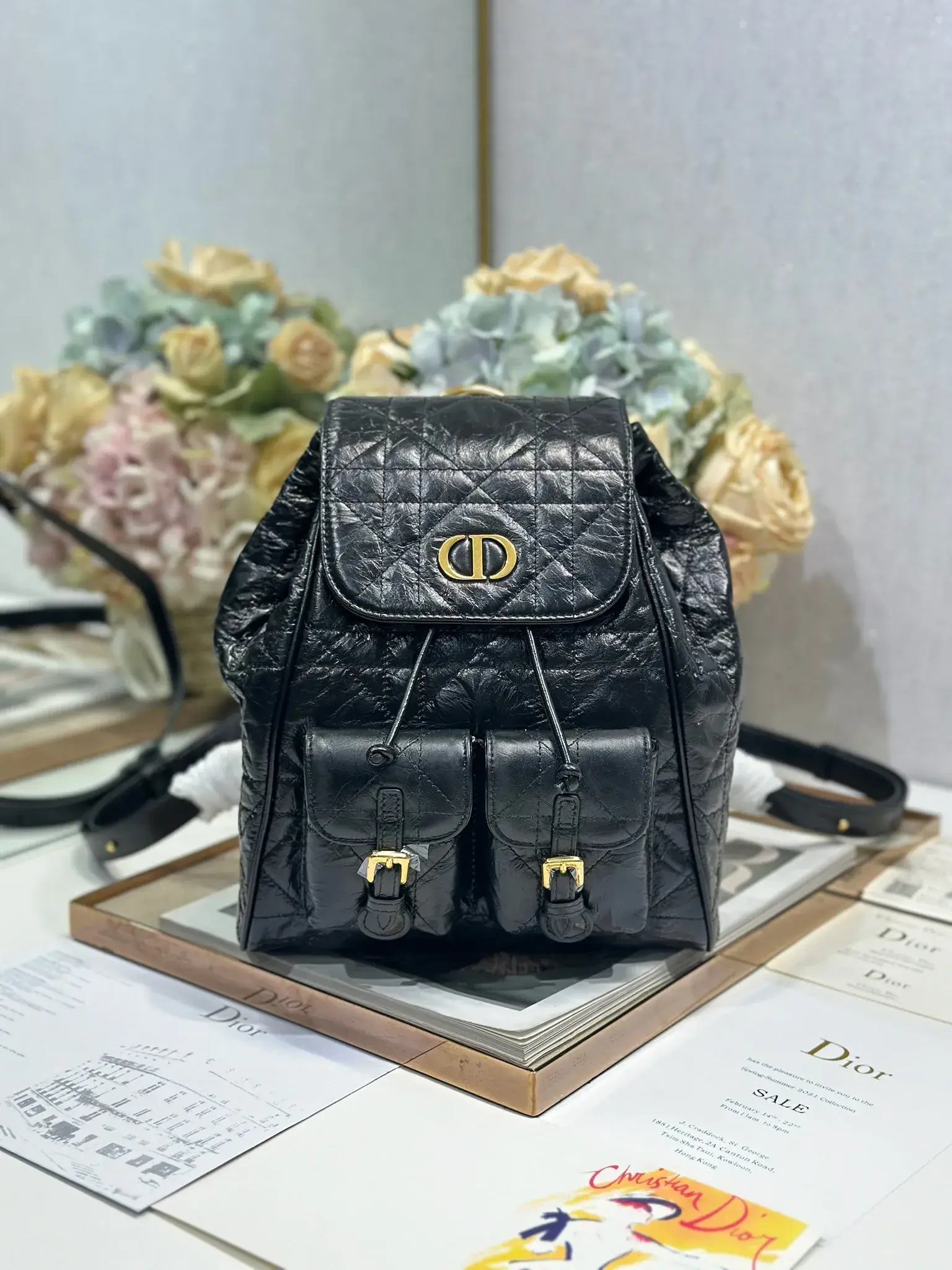 Dior Black Lambskin Backpack product photo from LabelPicks