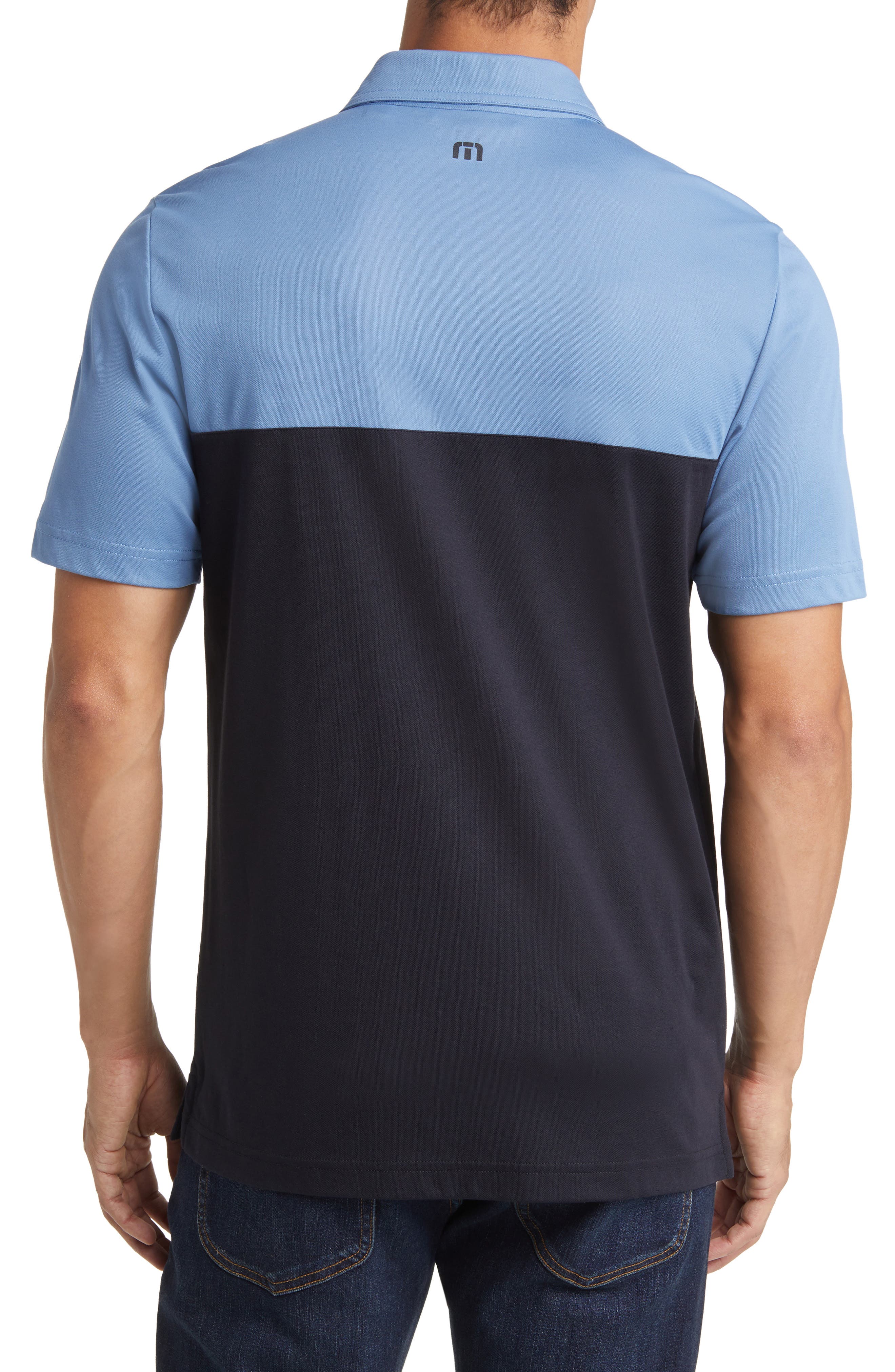 TravisMathew Taxiway Colorblock Piqué Polo