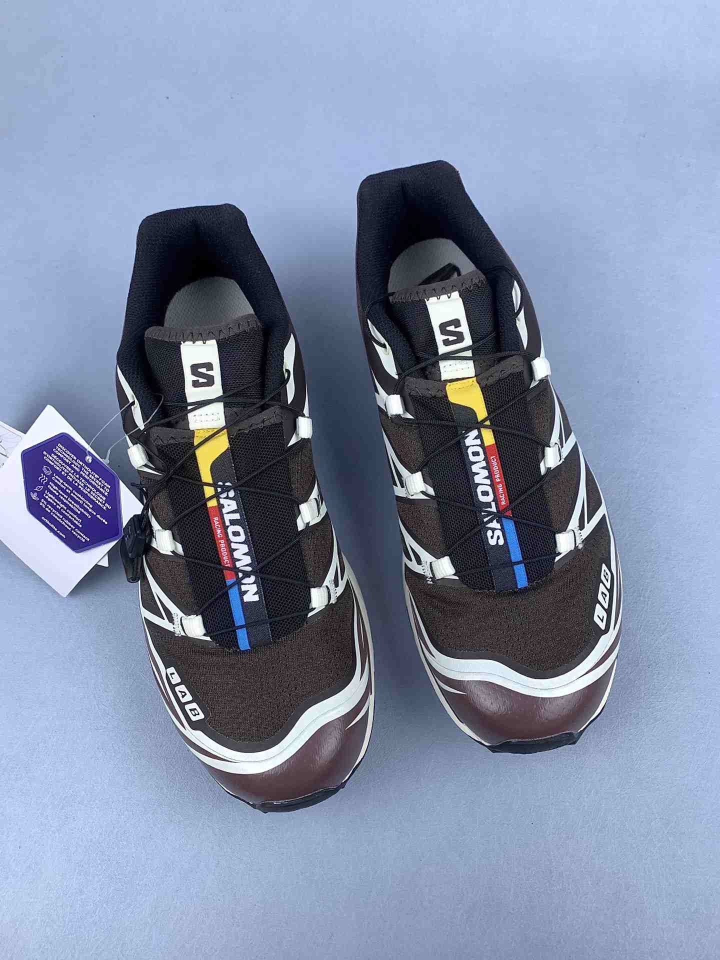 Salomon XT-6 “Black Coffee Roast Vanilla” Shoes