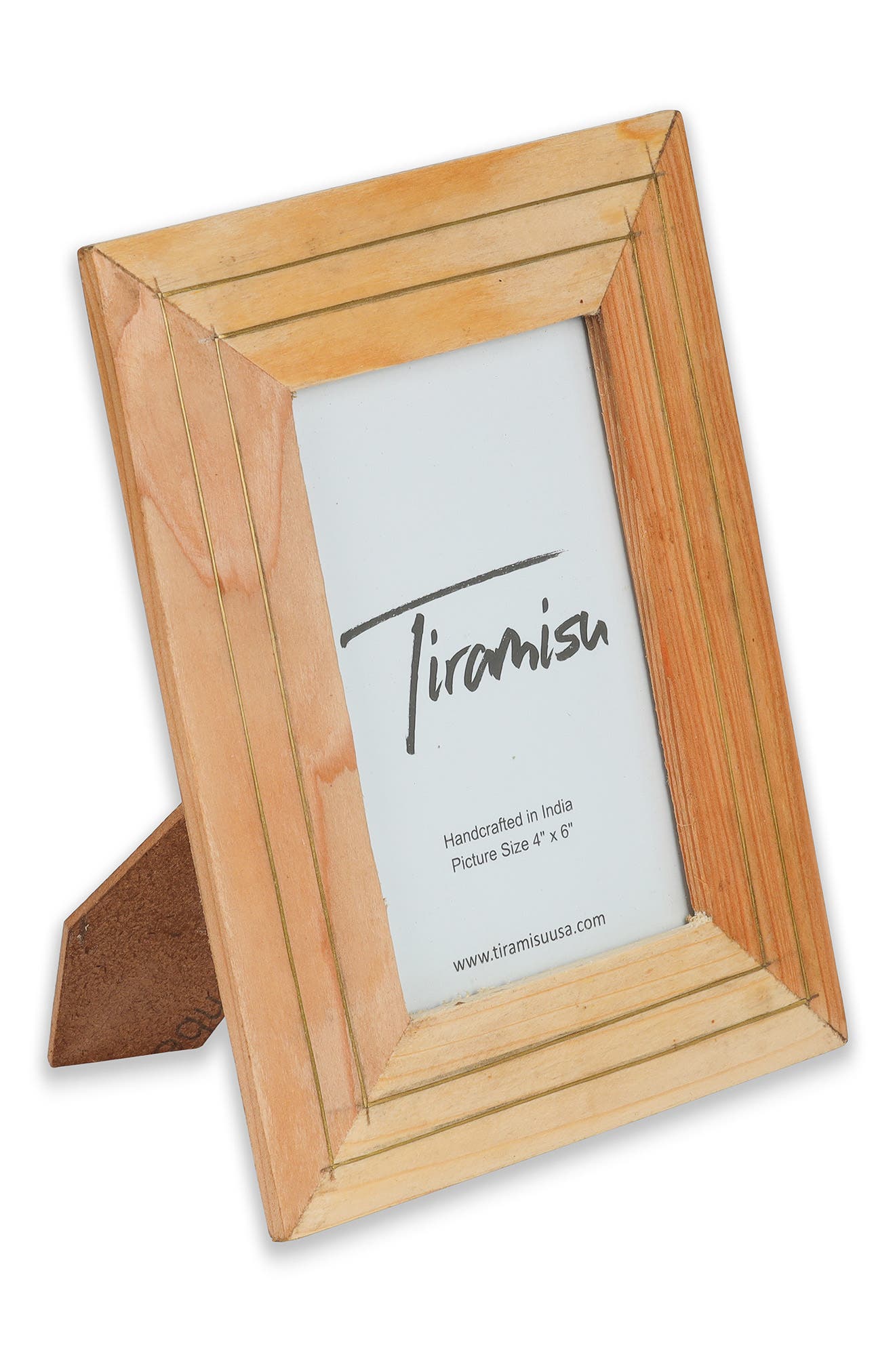 Tiramisu Regal Brass Wood Picture Frame