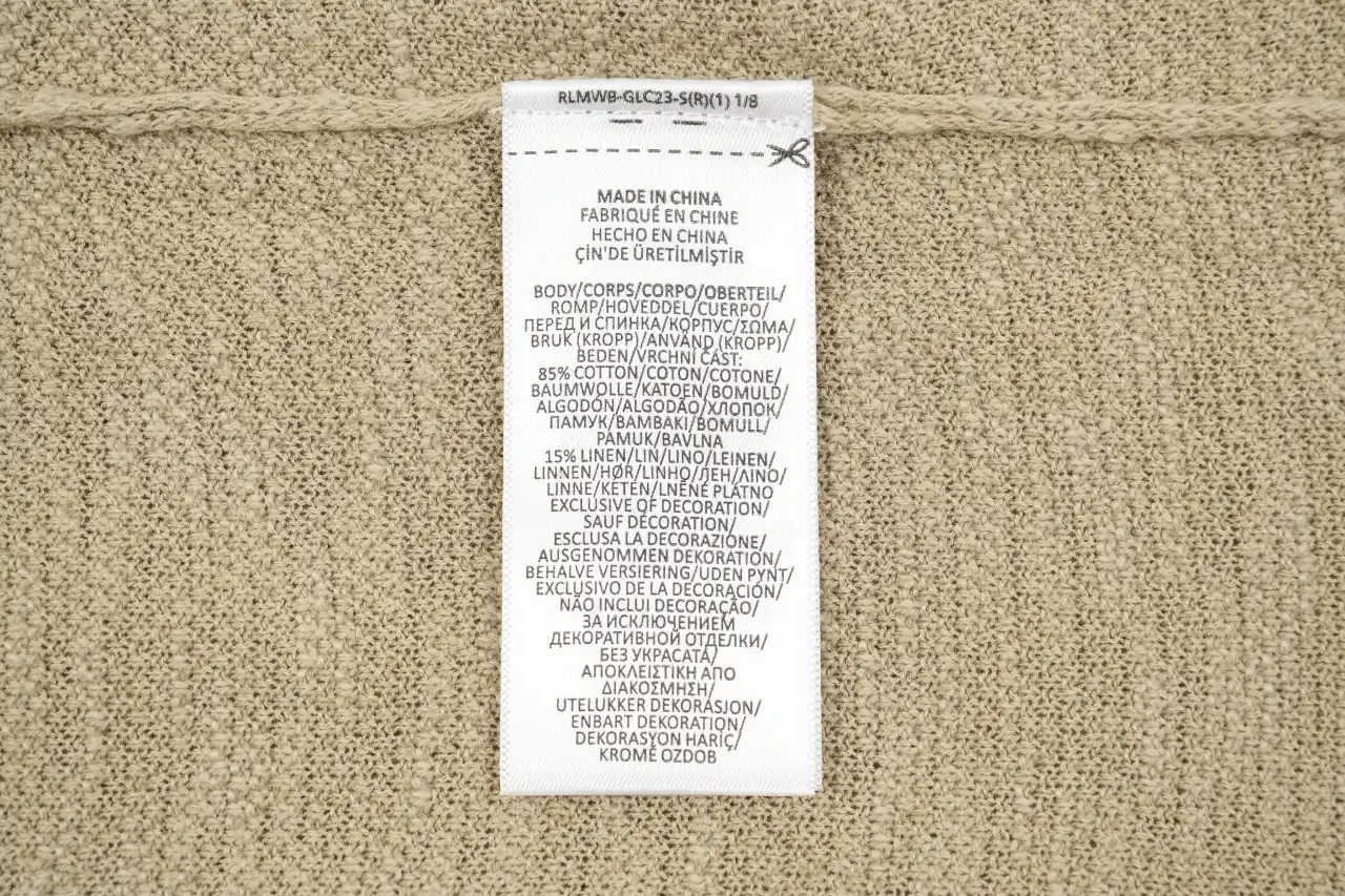 Ralph Lauren Khaki Linen Single Breasted Long Sleeve Cardigan Shirt product photo from LabelPicks