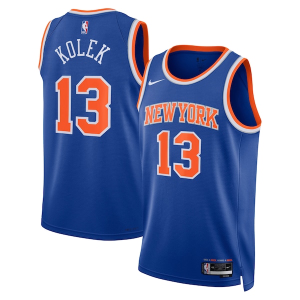 Tyler Kolek New York Knicks Nike Unisex Swingman Jersey - Icon Edition - Blue
