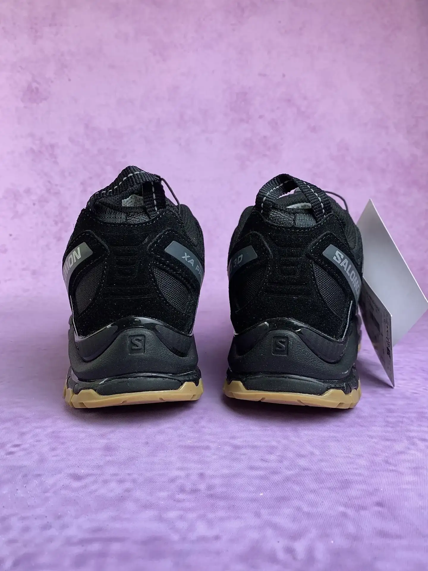 Salomon XA PRO 3D SUEDE “Black Ebony” Shoes product photo from LabelPicks