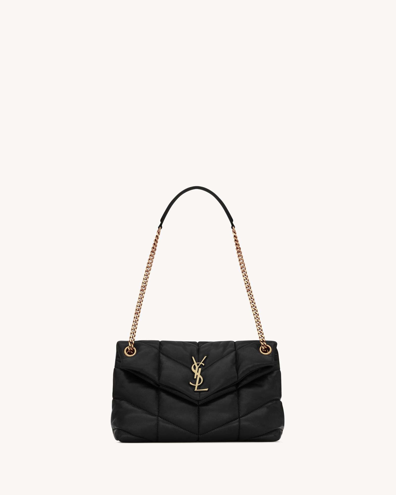 YSL PUFFER small sheepskin handbag