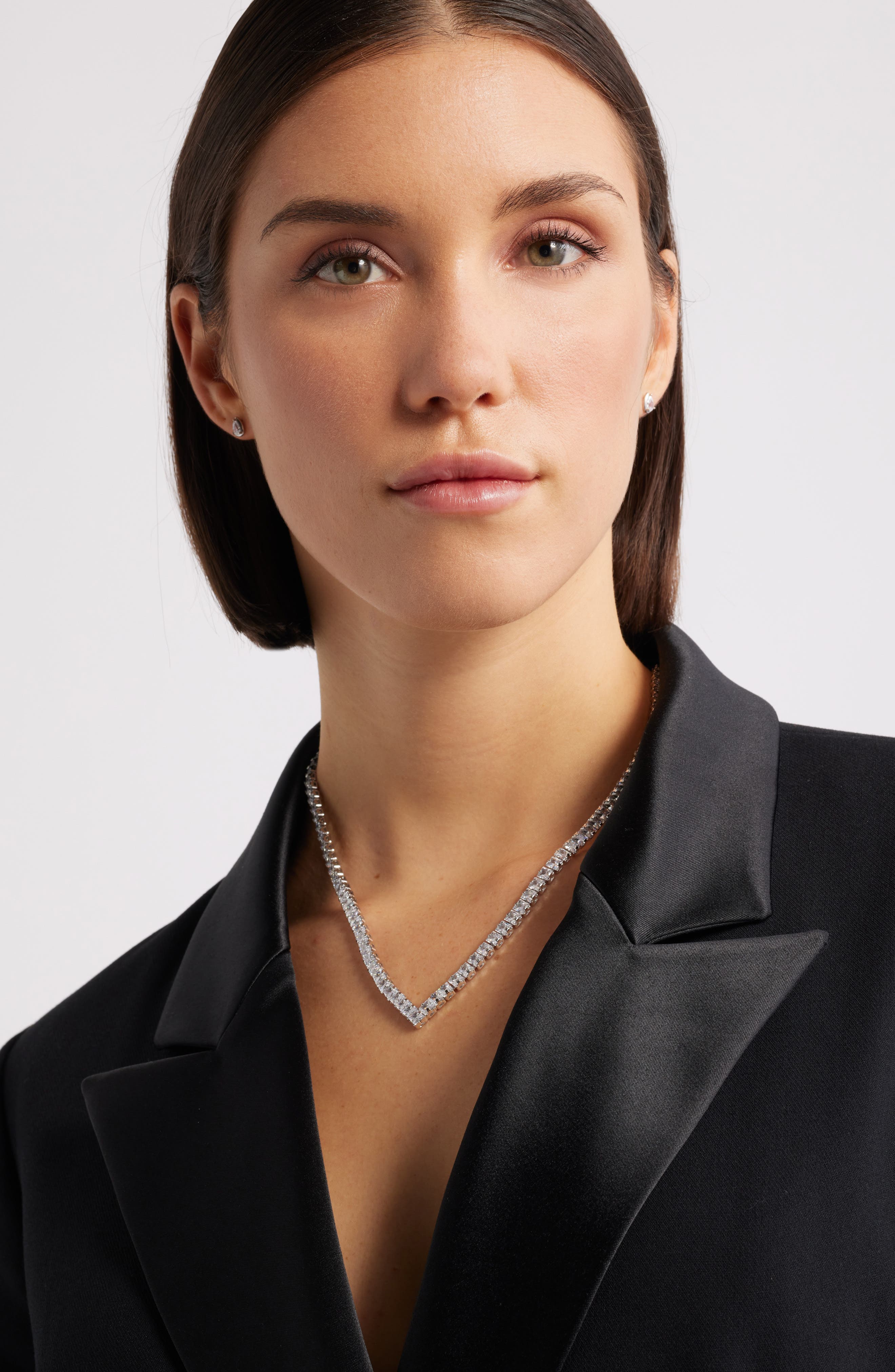 Nordstrom Cubic Zirconia Teardrop Earrings