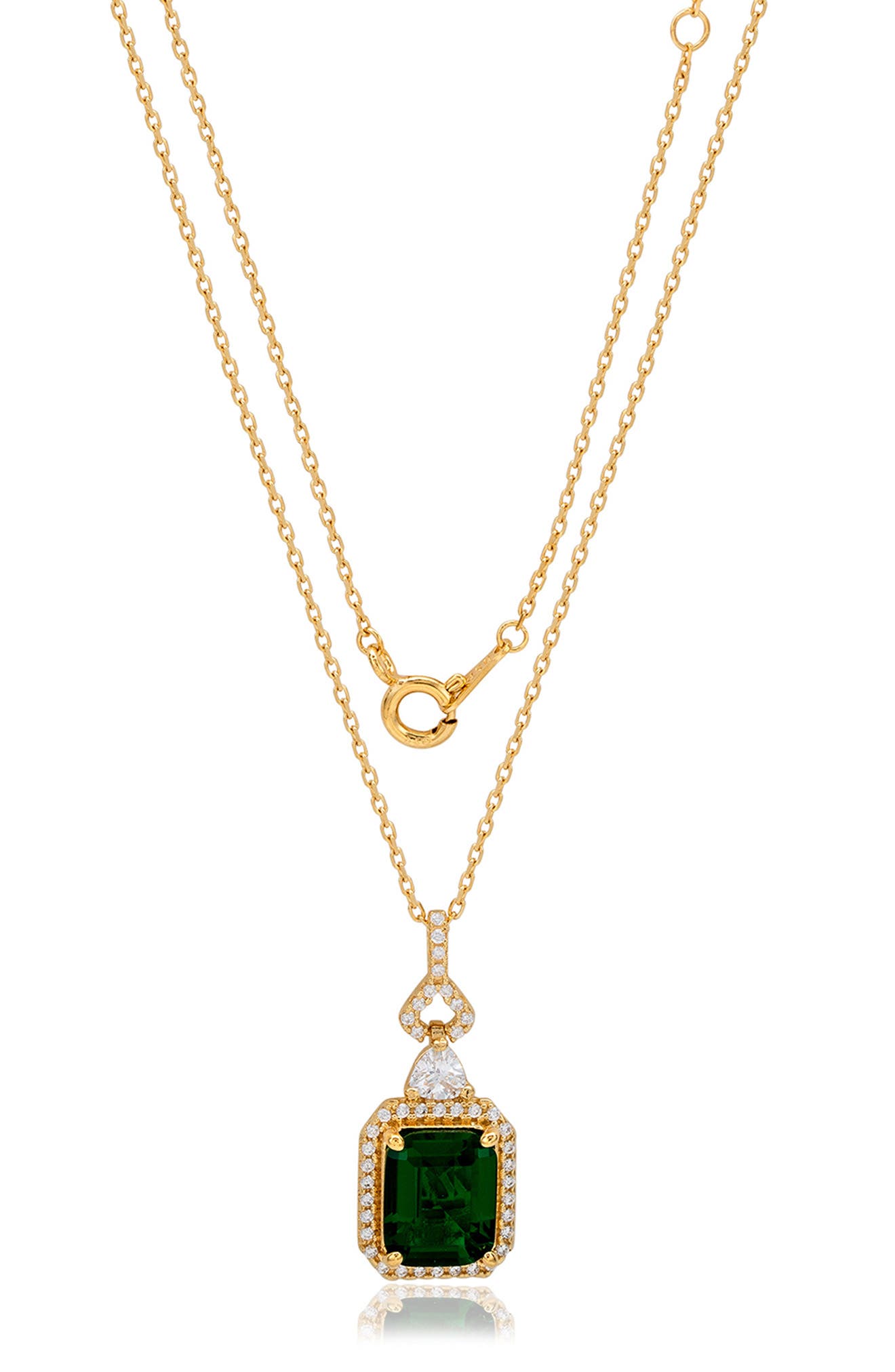 SUZY LEVIAN Colorful Cubic Zirconia Pendant Necklace