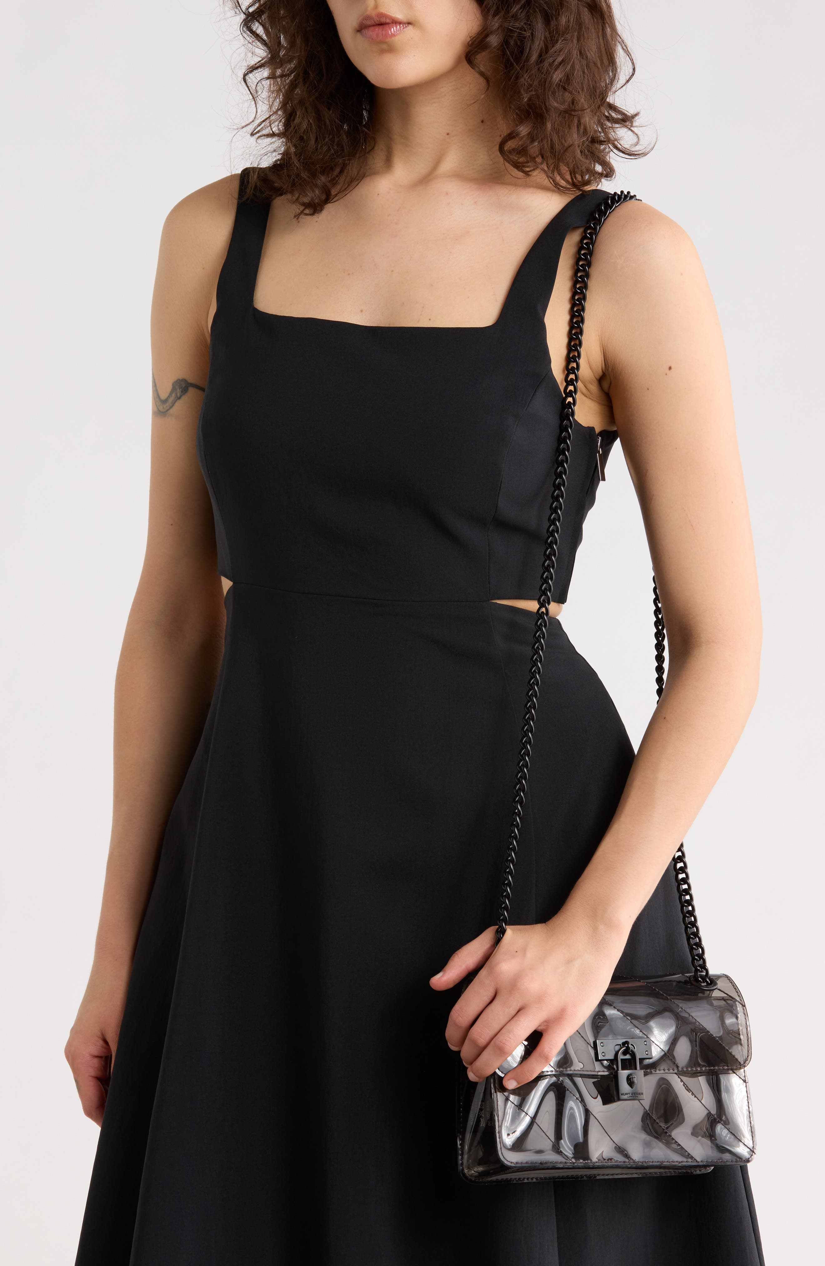 Kurt Geiger London Mini Brixton Vinyl Crossbody Bag